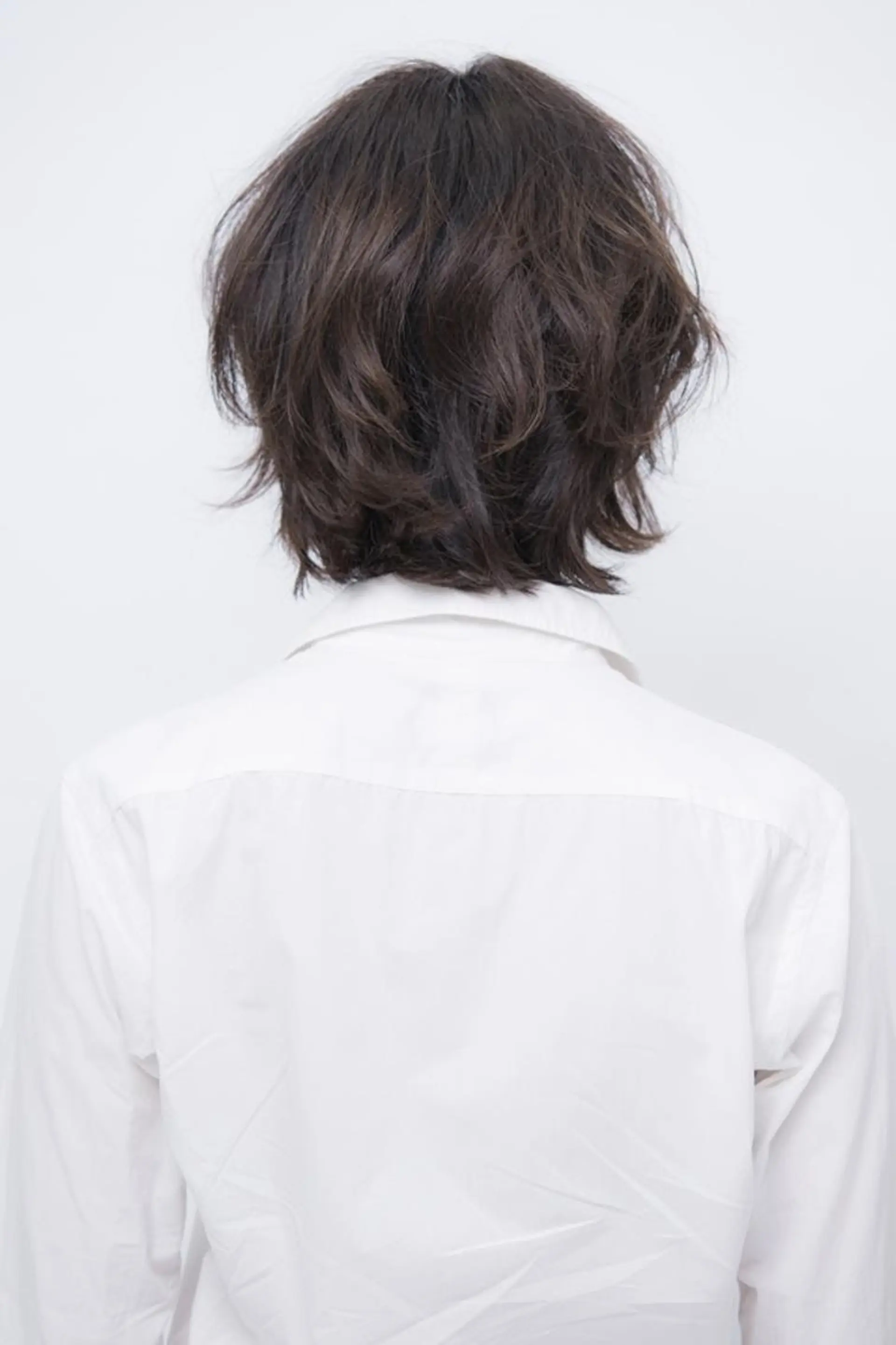 ミディアム パーマ 橋口 晃典のヘアスタイル