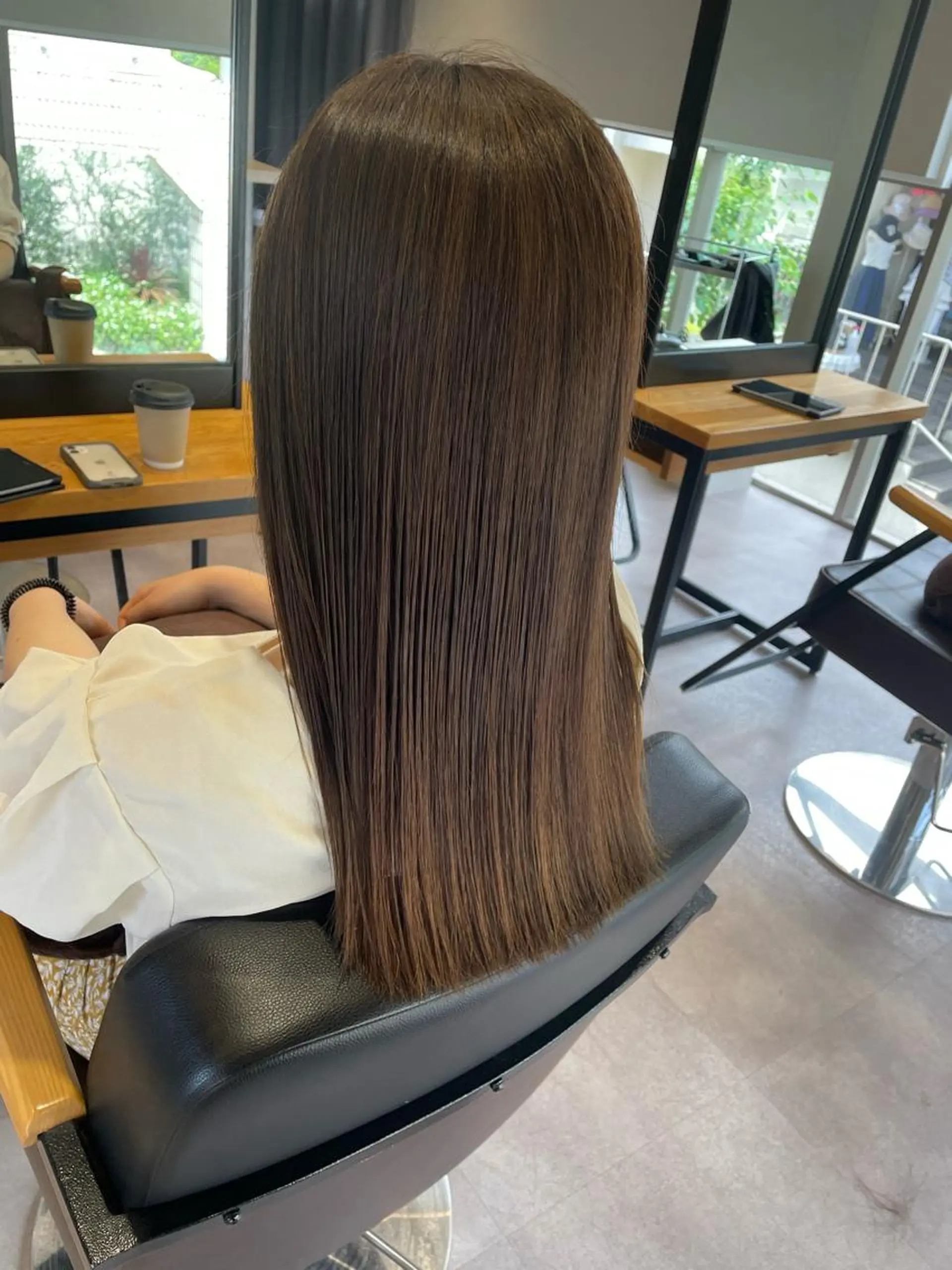 ロング カラー 韓国風/オシャレ /縮毛矯正/滝口琴未のヘアスタイル