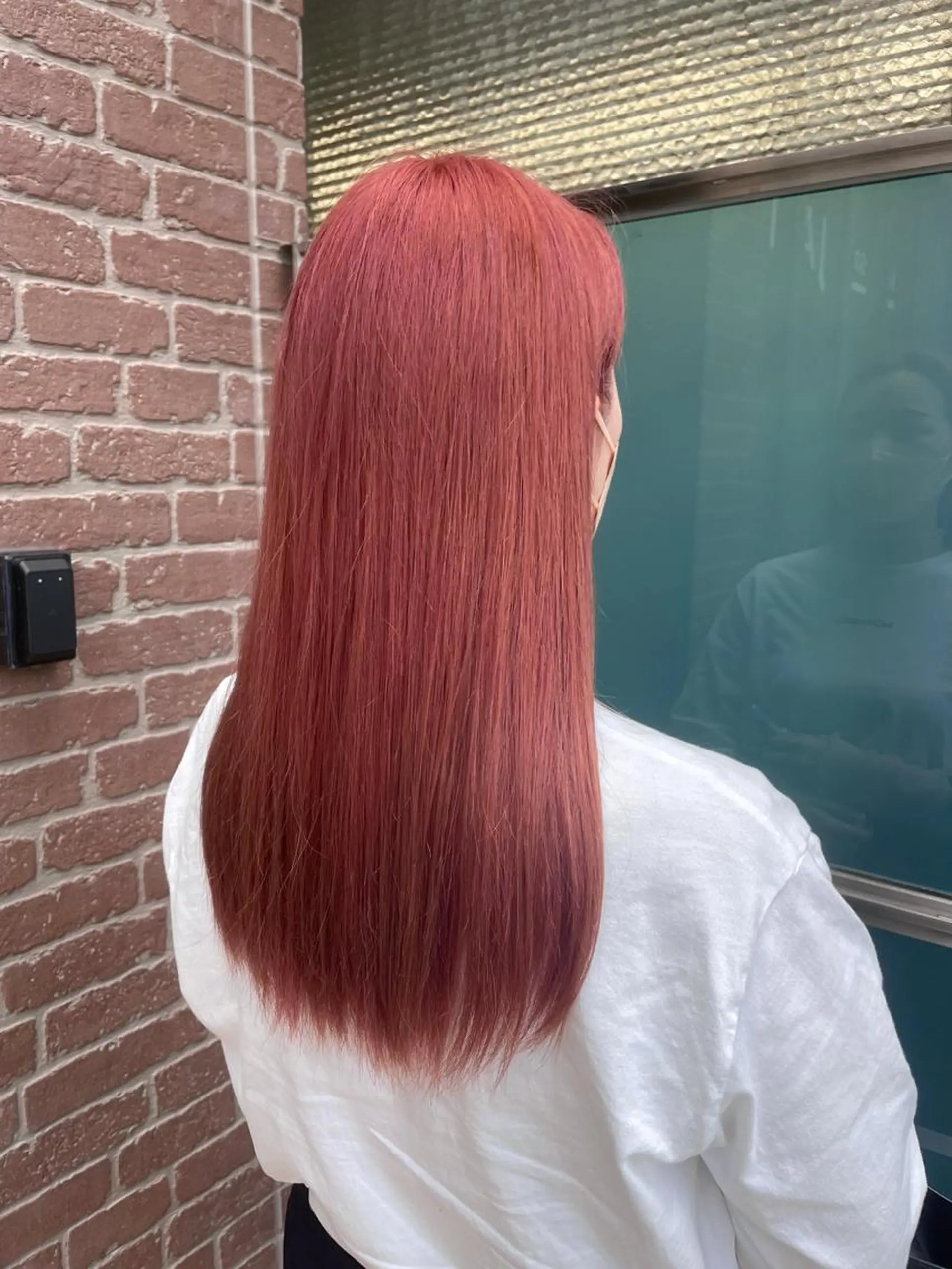 ロング カラー カシス ピンクカラー 韓国レイヤー/髪質 改善/縮毛🤍吉田のヘアスタイル