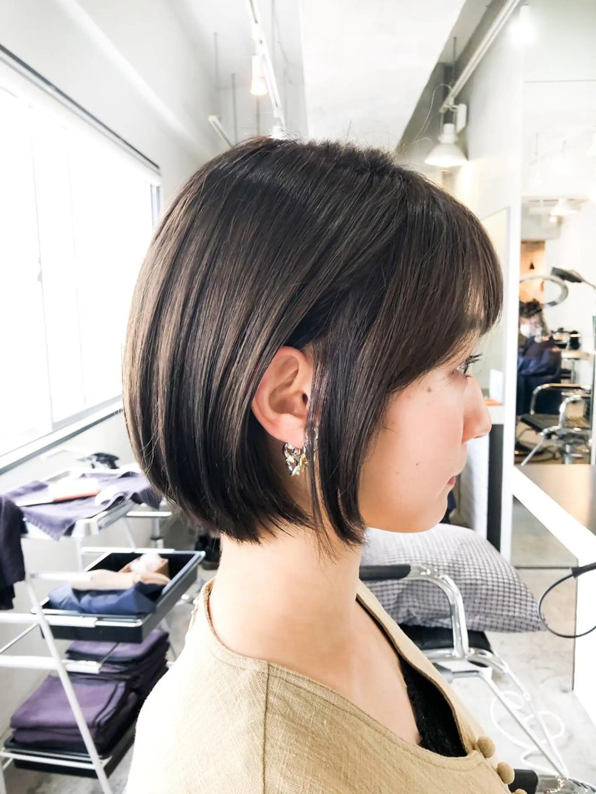 ショート ボブ×縮毛矯正 ryotaのヘアスタイル