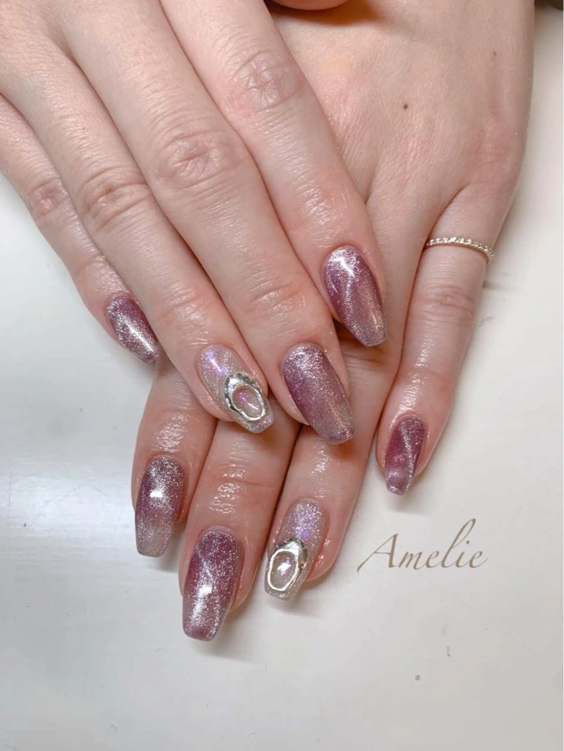 ネイル ジェルネイル マグネットネイル yo koのネイルデザイン