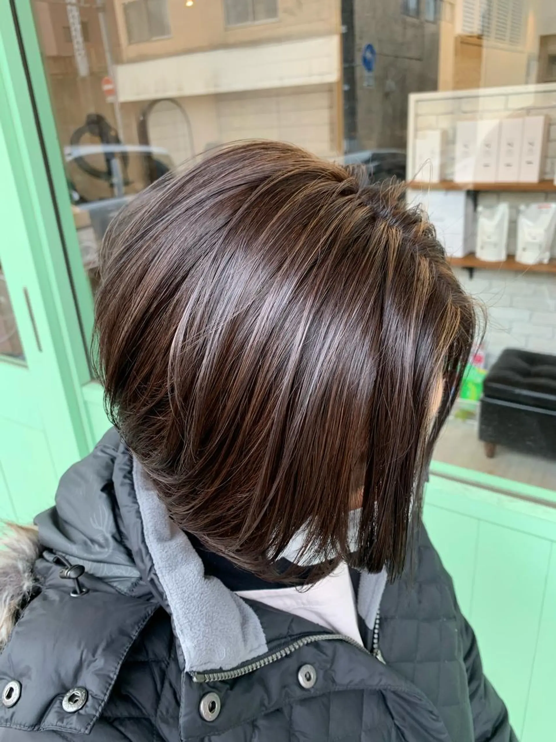 ショート カラー ハイライトカラー ハイライト schon 仙台のヘアスタイル