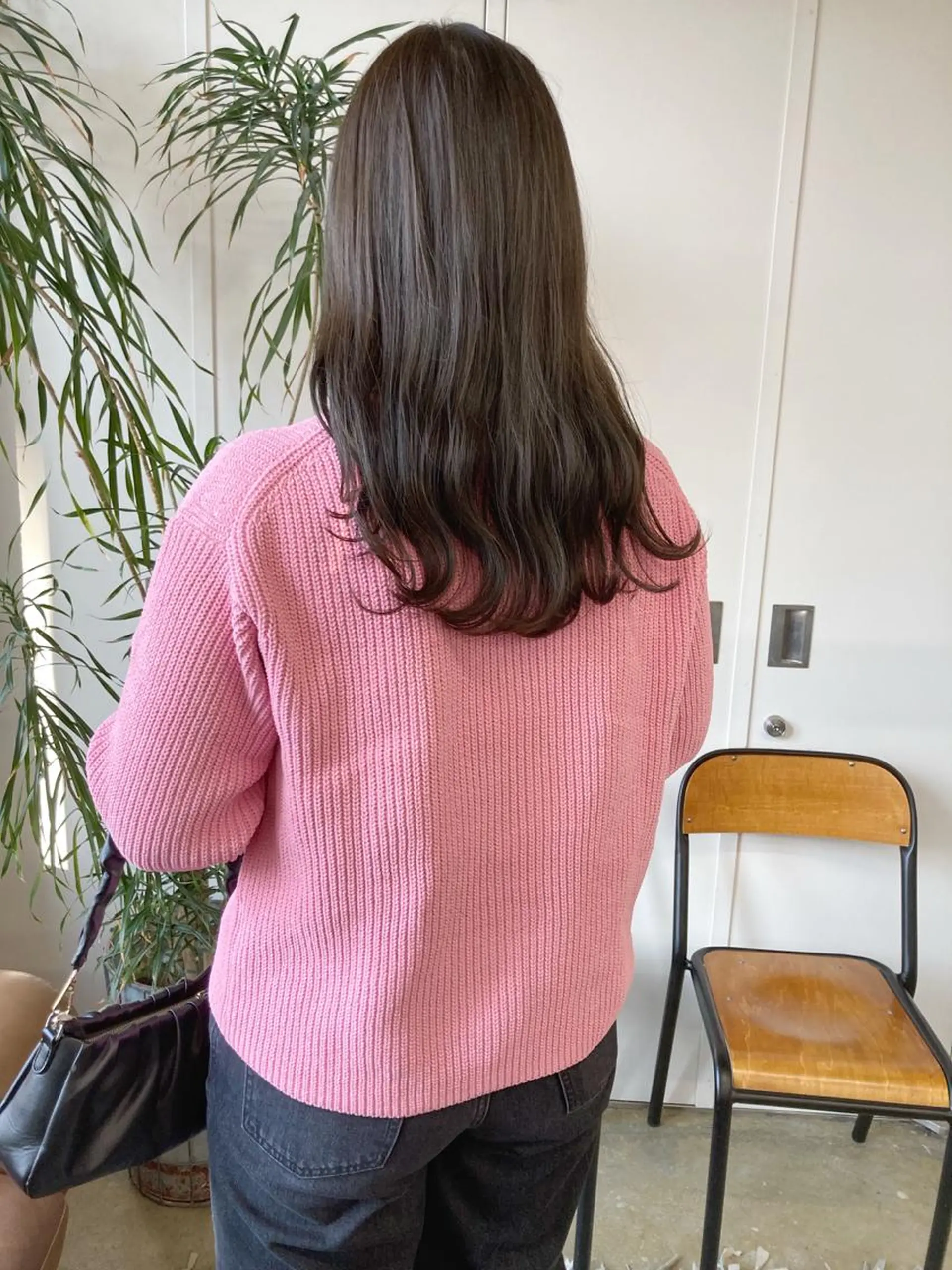 セミロング カラー アッシュ アッシュグレー アッシュグレージュ グレージュ 小木曽智美 /ボブ/ショートのヘアスタイル