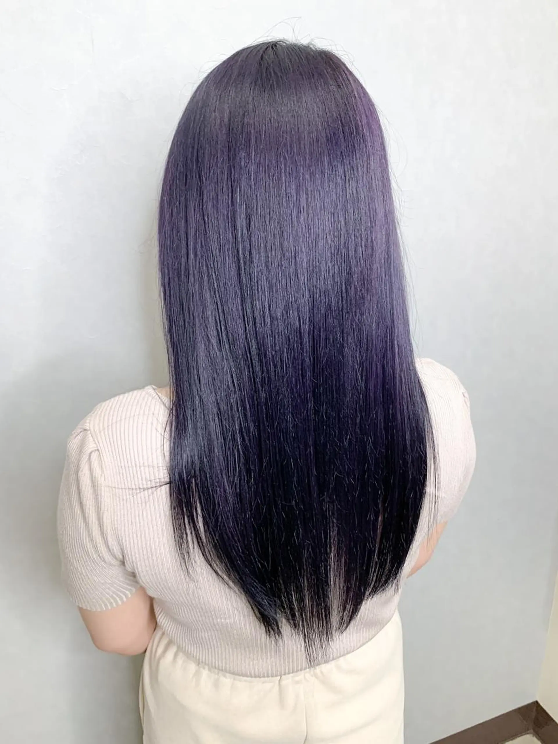 セミロング カラー ディープラベンダー ラベンダーカラー ヘアカラー 🌈 DAIKI 🌈のヘアスタイル