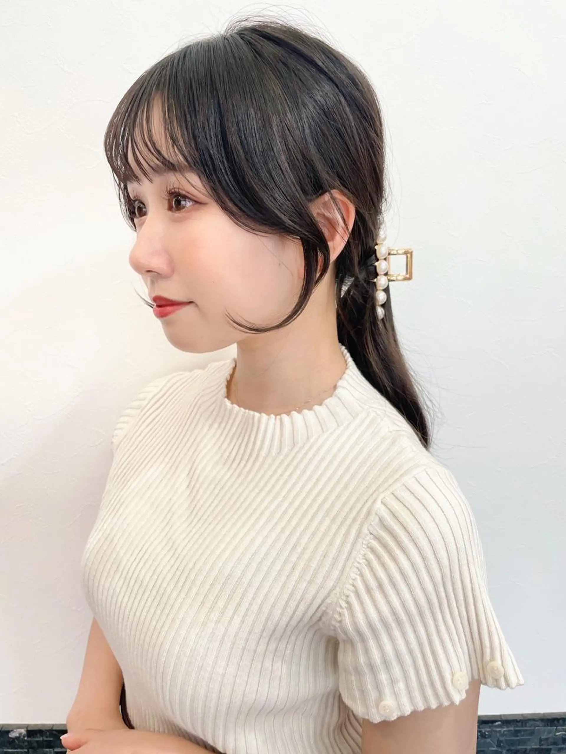 ロング カラー パーマ レイヤーカット、 大人可愛い　中村美羅のヘアスタイル