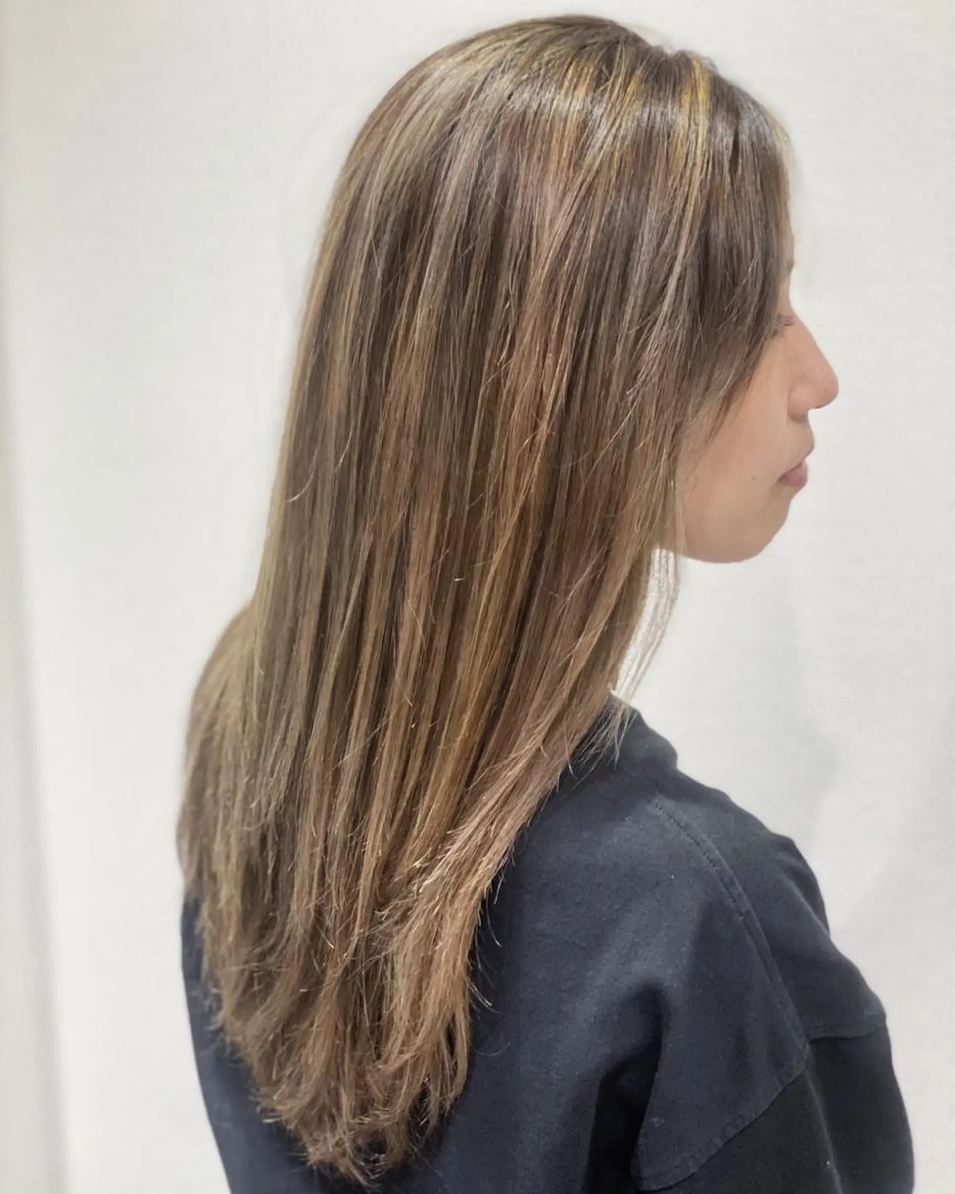 ロング カラー ハイライトカラー ハイライト 💎大人ハイライト 💎上杉一也💎のヘアスタイル