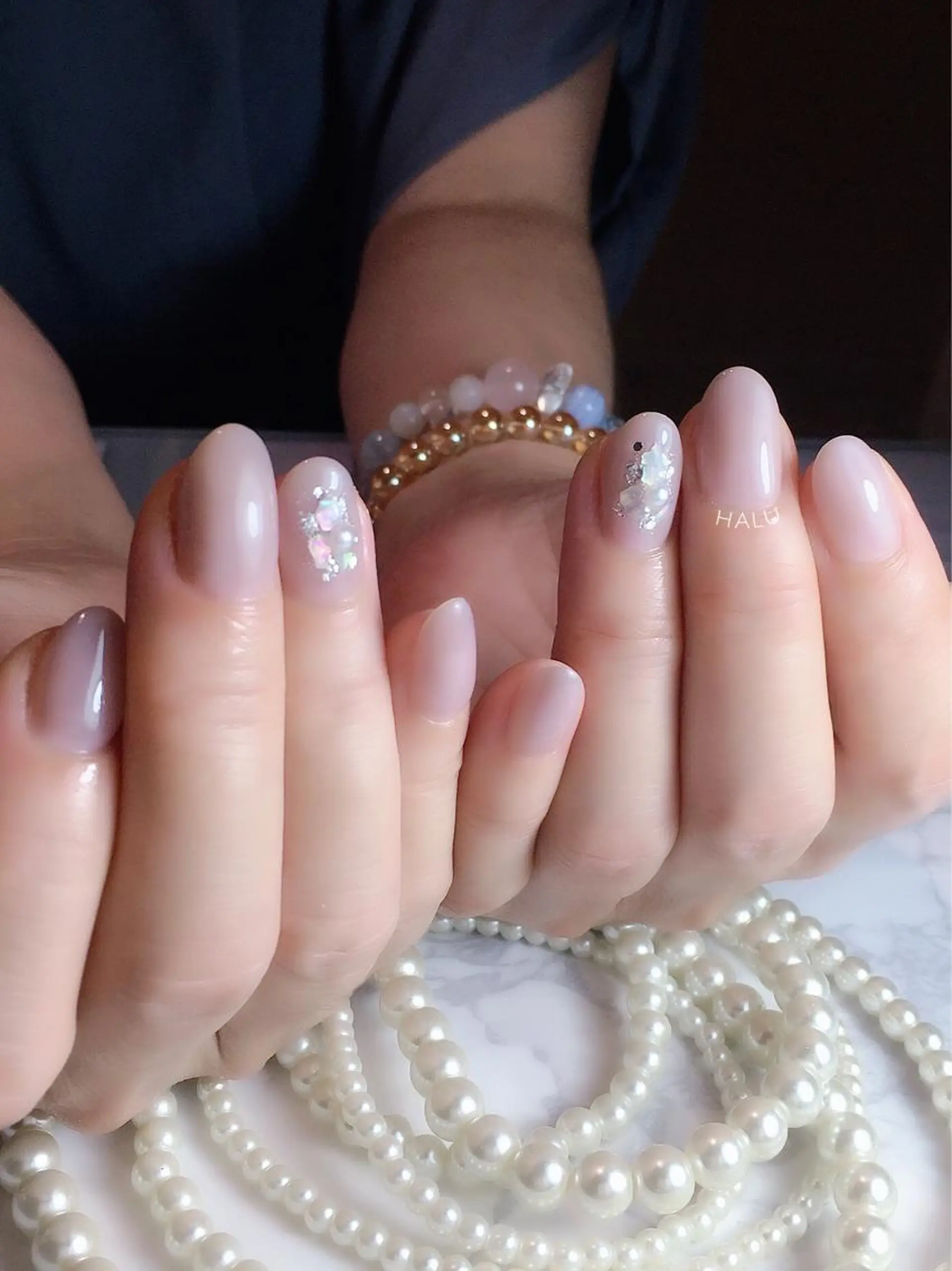 ネイル ワンカラーネイル HALU ハルのネイルデザイン