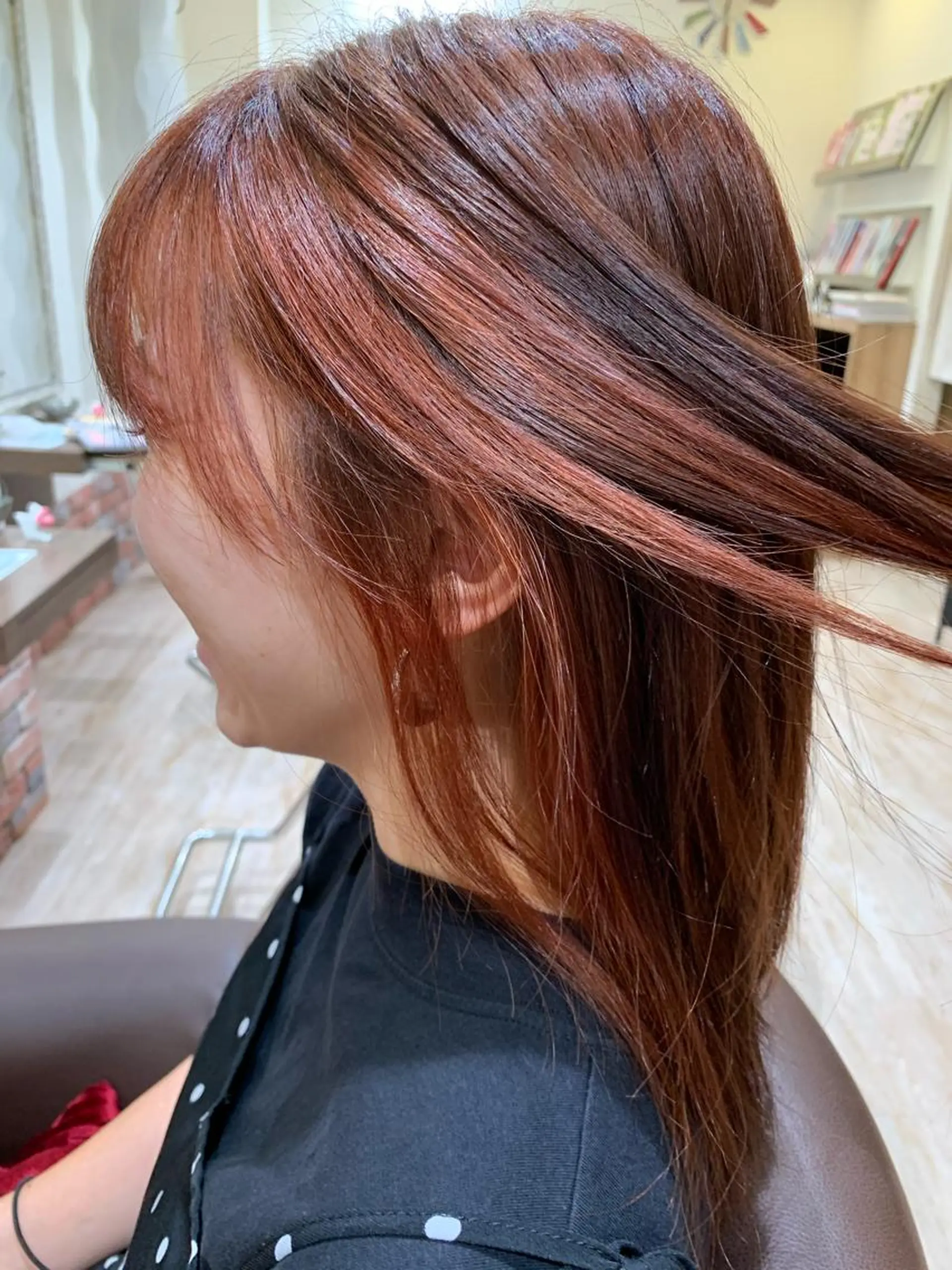 ミディアム カラー 髪質改善&Spa fee南越谷2号店所属・髪質改善/南越谷/ 山岸彩夏のヘアスタイル