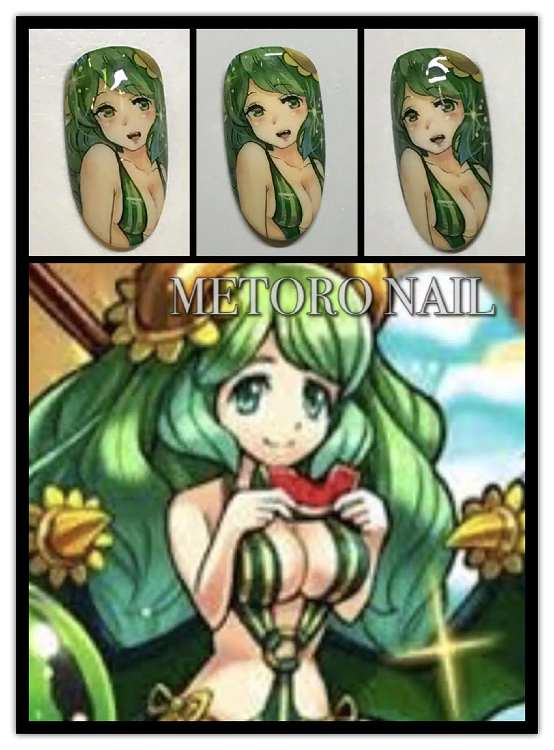 ネイル ラメ(グリッター) ネイルチップ METORO NAILのネイルデザイン