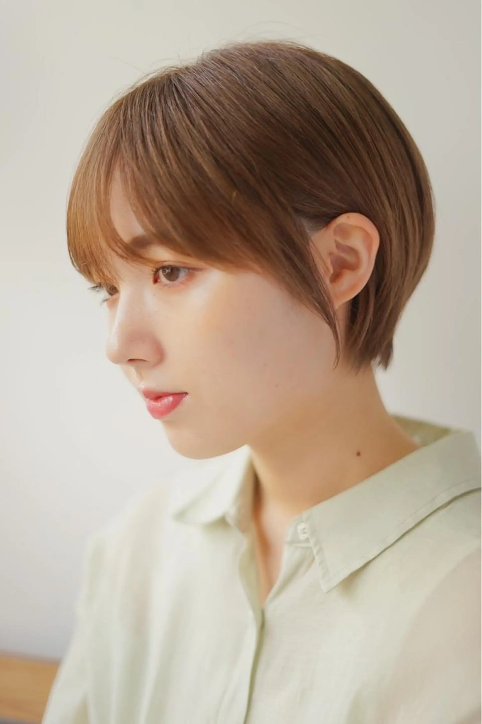 ショート カット 縮毛矯正 トリートメント 骨格/顔タイプ/ パーソナルカラー菅原のヘアスタイル