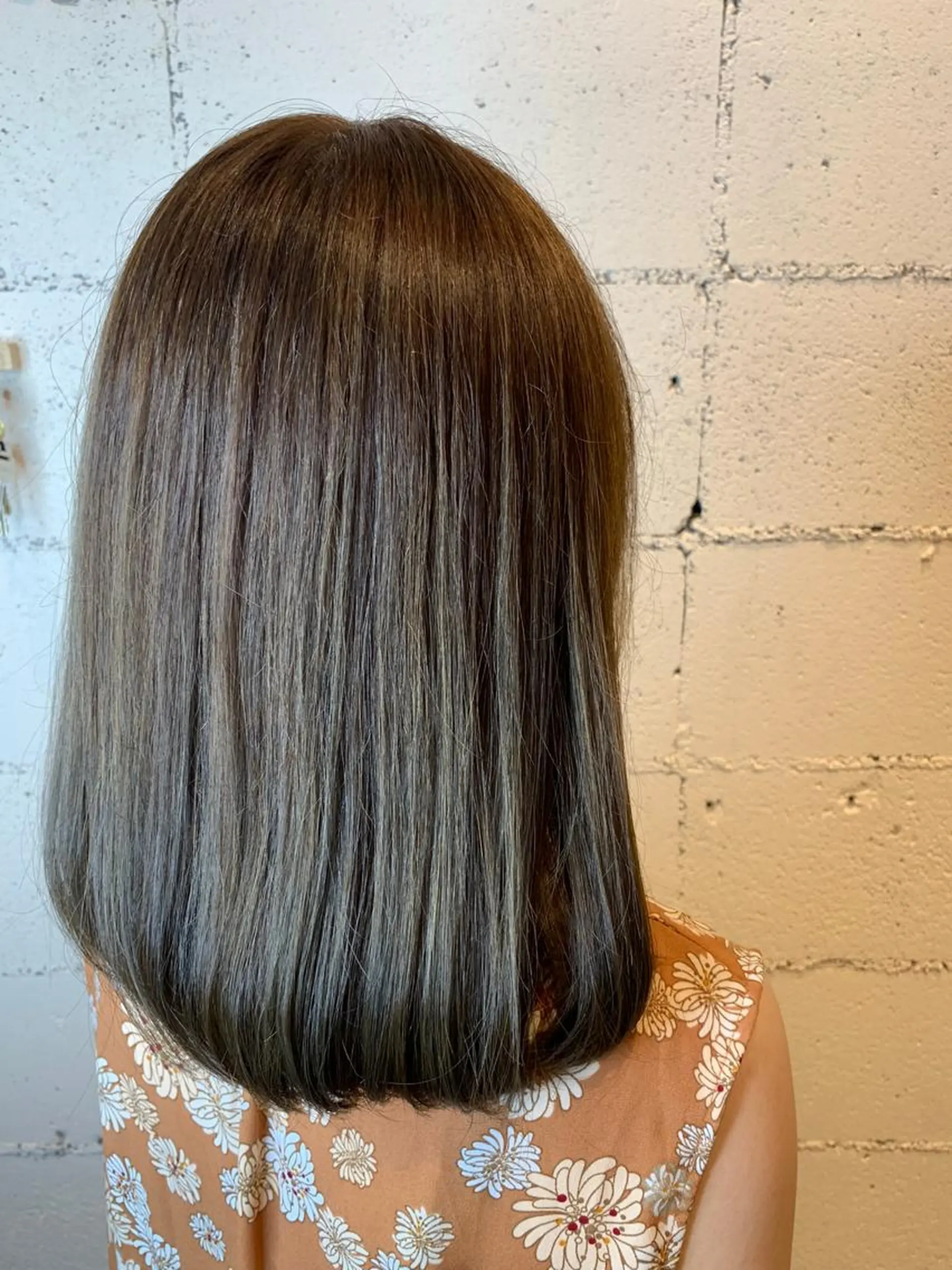 ミディアム カラー ラベンダーカラー hair lucia所属・北村 まこのヘアスタイル