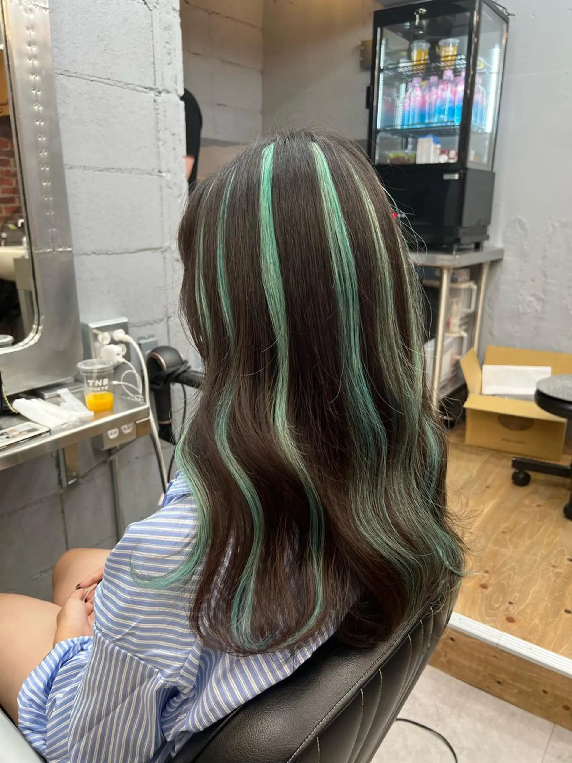 セミロング CS made by SHACHU栄店所属・❤️‍🔥シールエク ＋カラー京❤️‍🔥のヘアスタイル