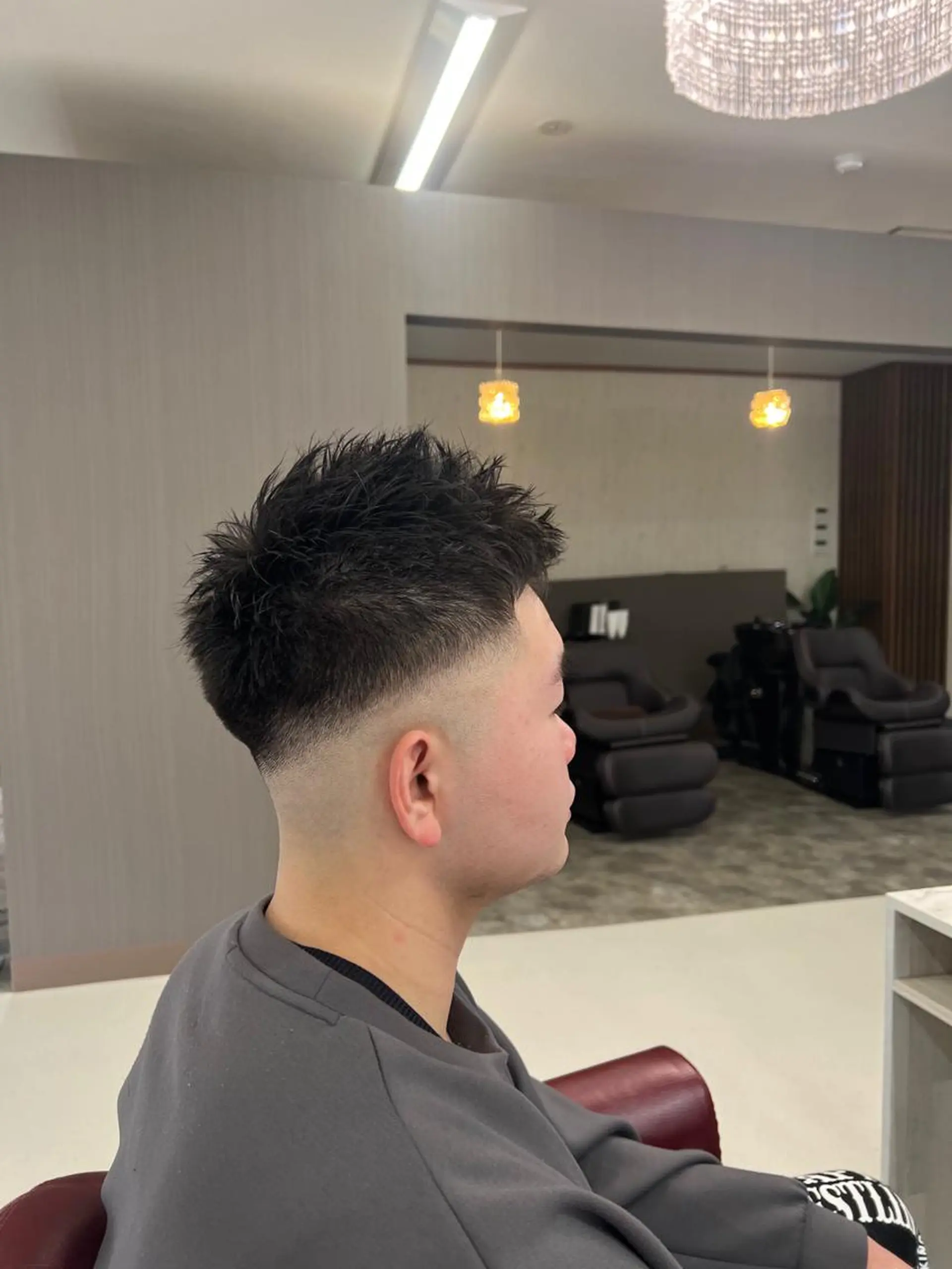 ショート メンズ フェードカット KEN 🌟のヘアスタイル