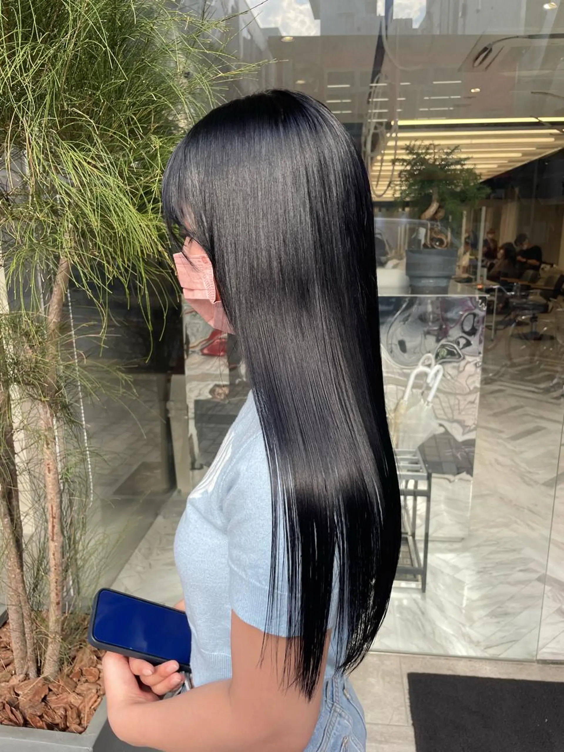 ロング カラー 髪質改善 トリートメント risa 。のヘアスタイル