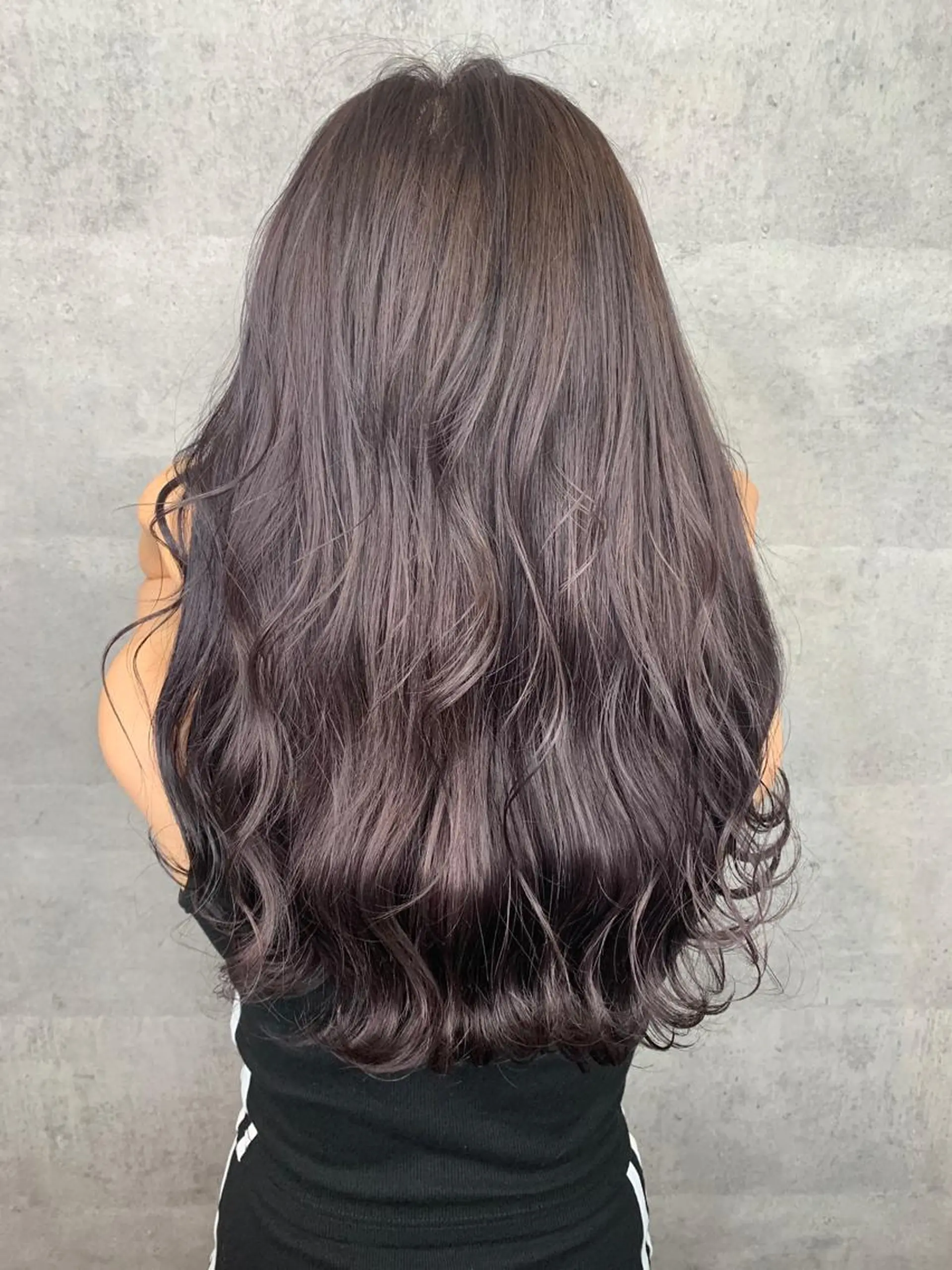 ロング カラー カット ヘアカラー トリートメント 🌿海山龍馬🌿前髪 /顔まわり/レイヤーのヘアスタイル