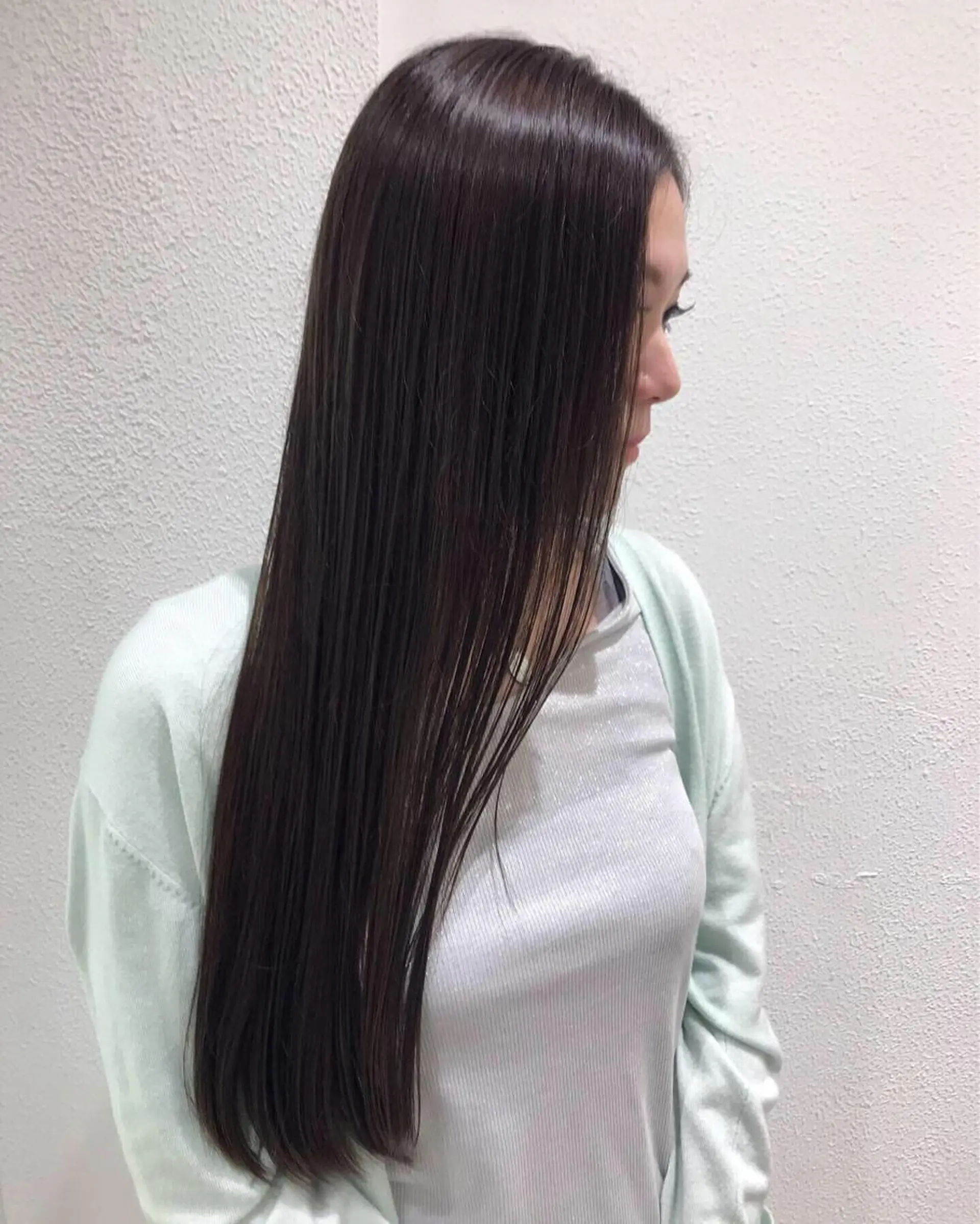 ロング カラー イルミナカラー ロング ウエモト　タク ショート/レイヤーのヘアスタイル