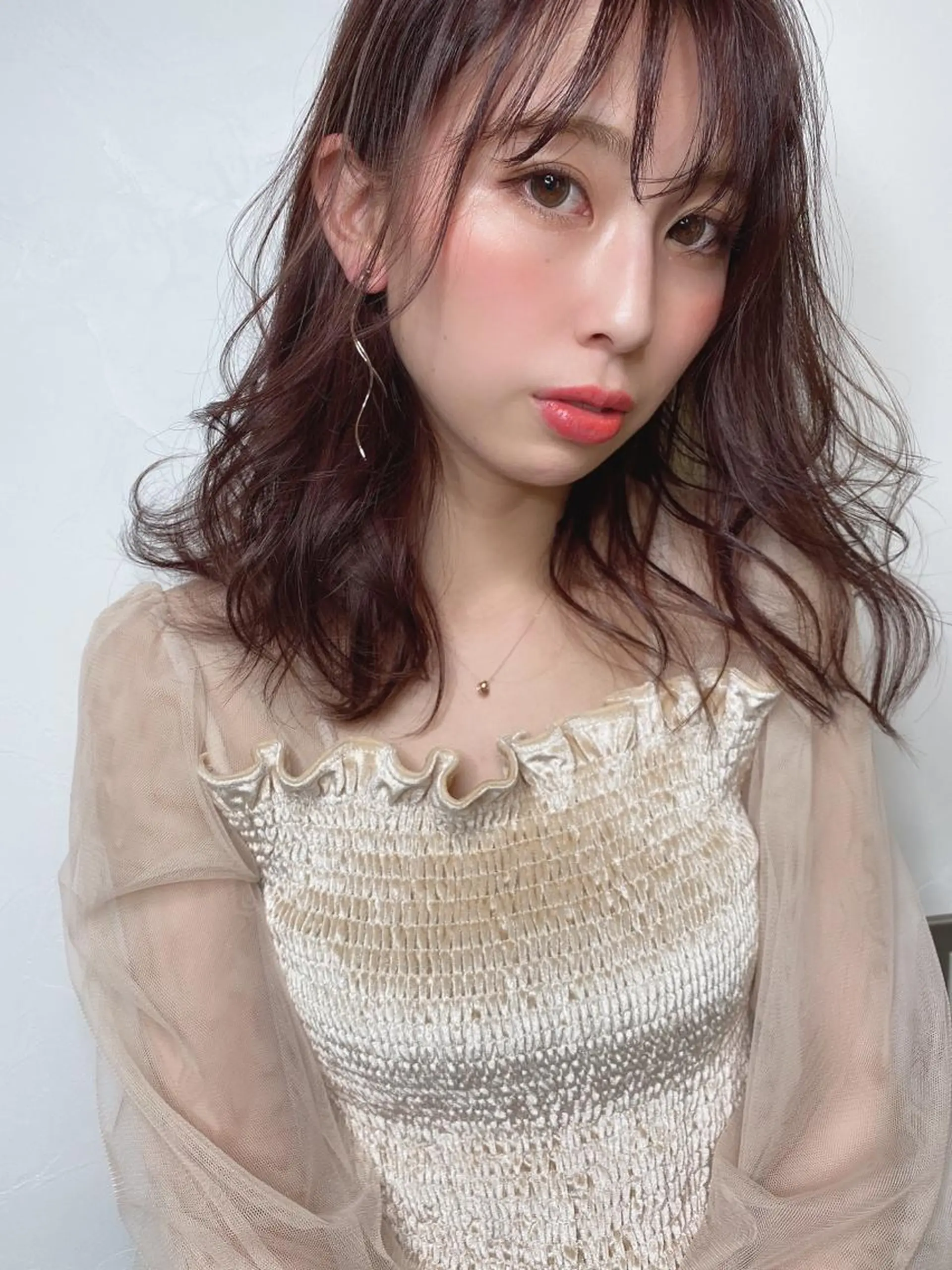 セミロング カラー omocha hair salon所属・大嶋 伸吾のヘアスタイル