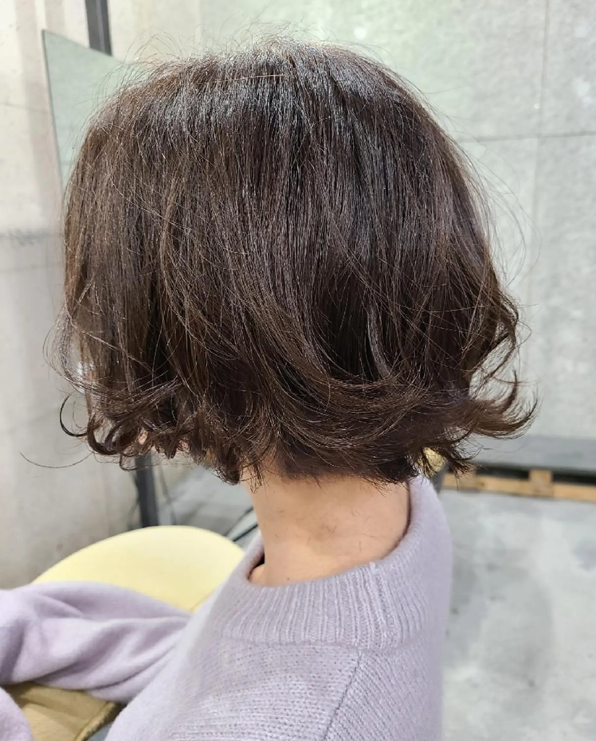 ショート カラー ヘアアレンジ アッシュ ラベンダーカラー ラベンダーアッシュ ボブ 外ハネヘア カット ヘアカラー トリートメント terra✂️川嶋 大輔のヘアスタイル