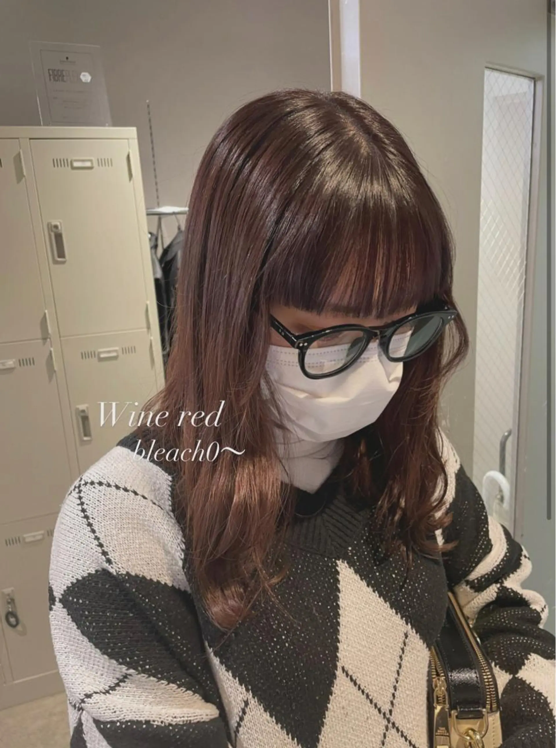 ミディアム カラー 表参道ハッシュカット レイヤー/リノンのヘアスタイル