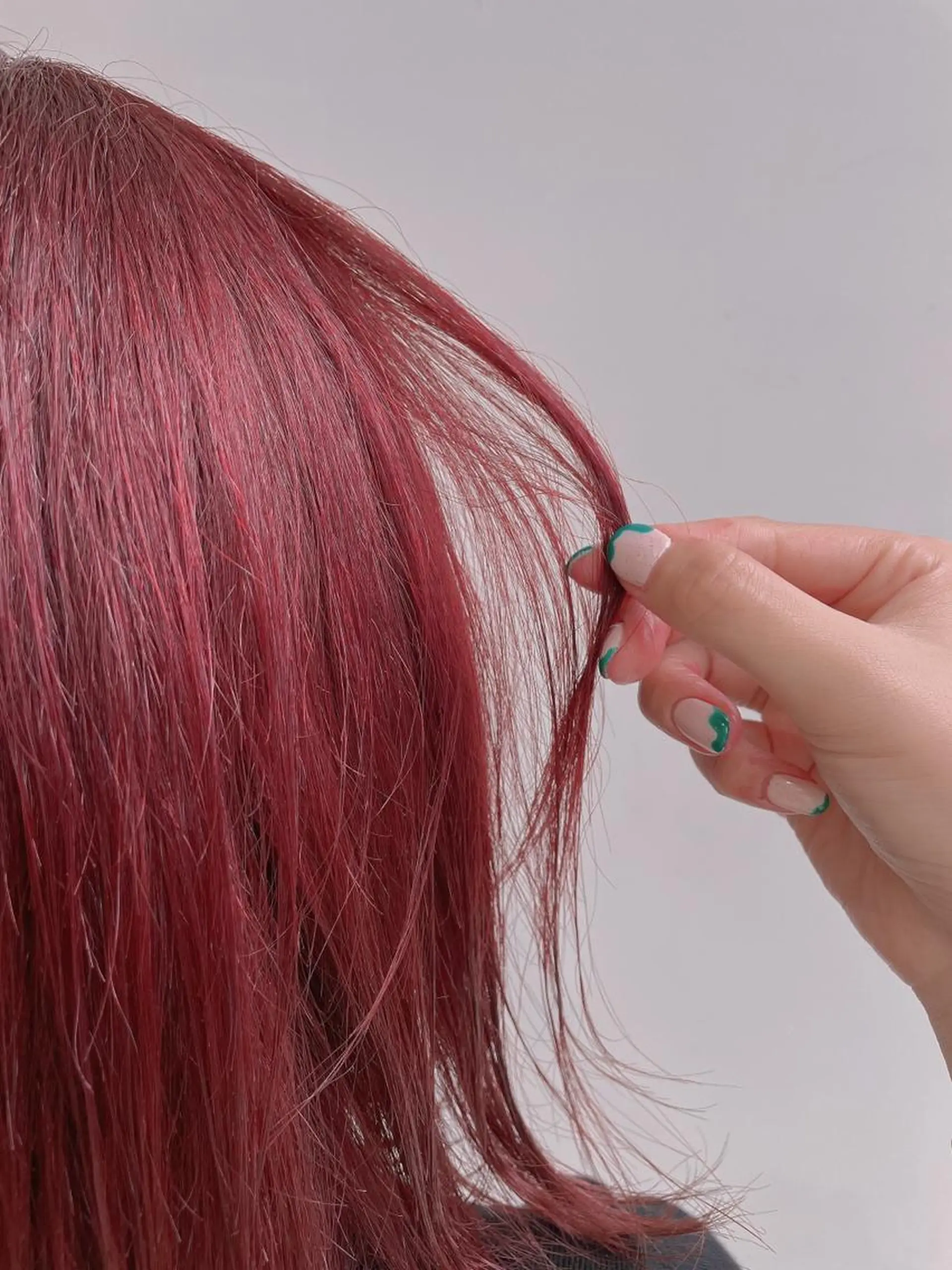 ミディアム カラー ブリーチ ヘアカラー トリートメント 🦖鶴岡香純🦖 産休中のヘアスタイル