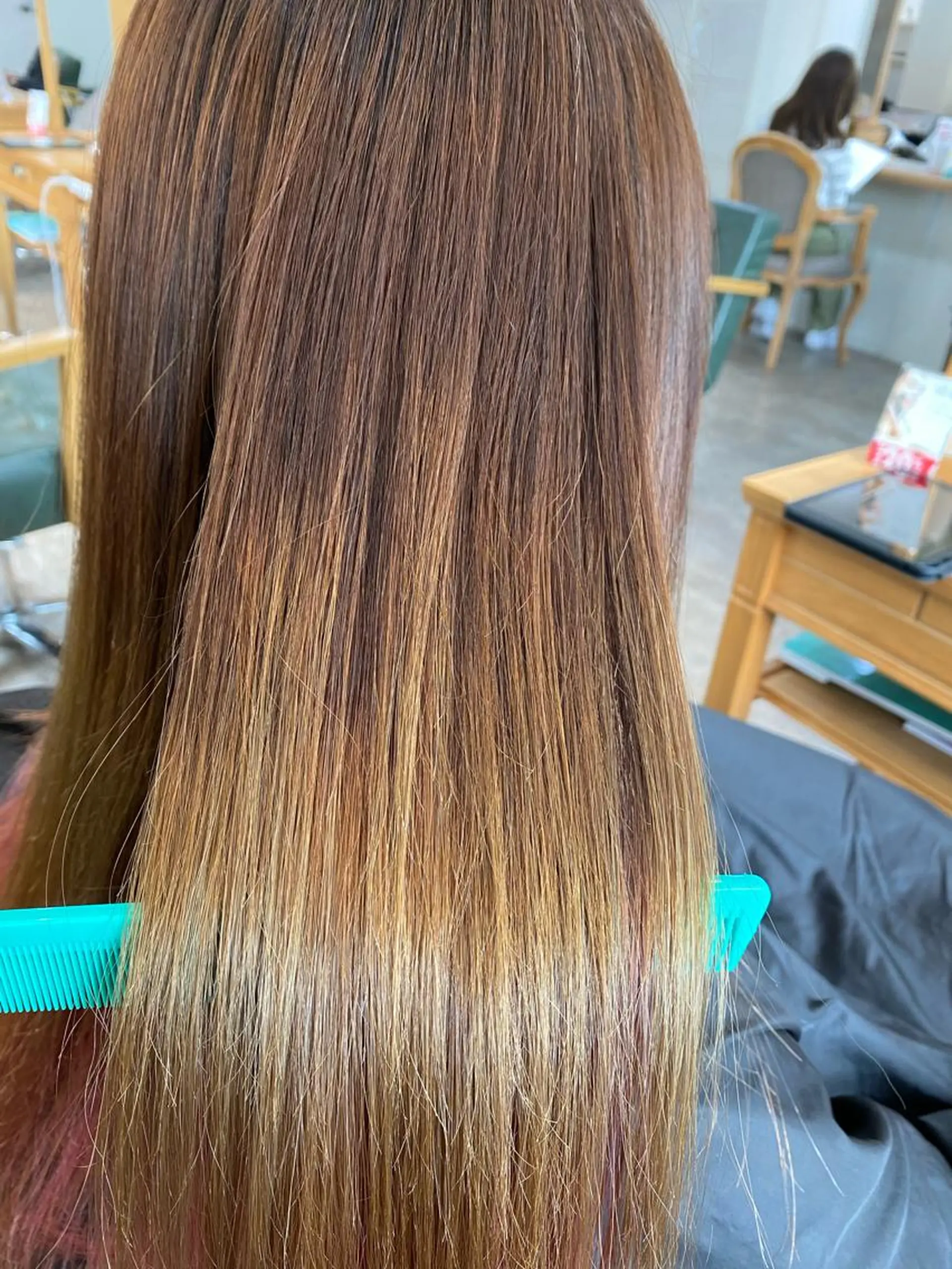 ロング 髪質改善 縮毛矯正 カット 縮毛矯正 トリートメント a-o岡野 こやま しんぺいのヘアスタイル