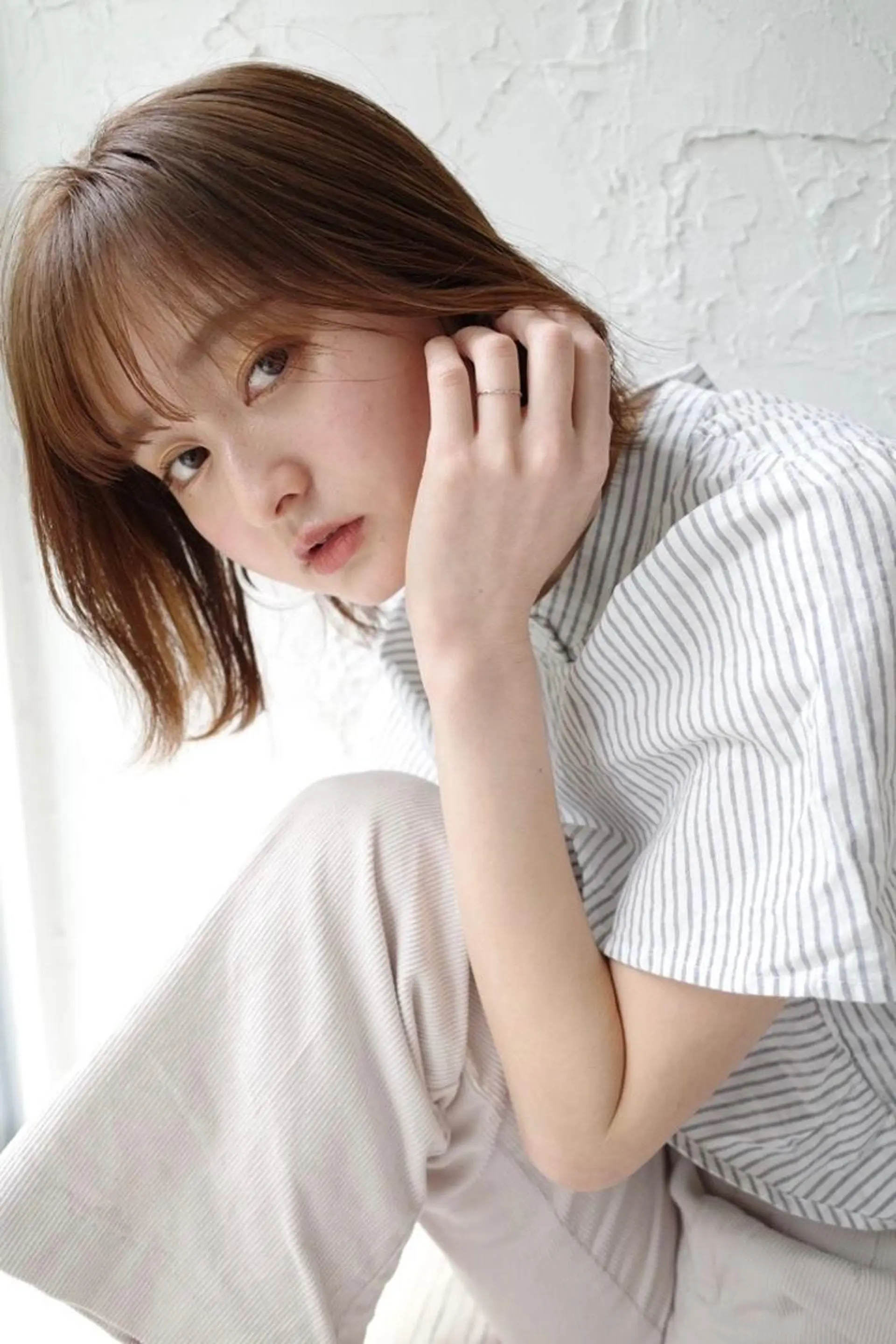 ミディアム 骨格診断で絶対可愛い ✨丸みショート✨凌弥のヘアスタイル