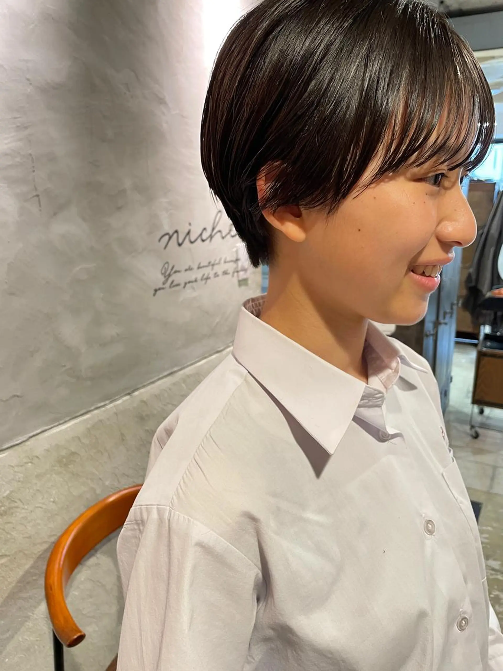 ショート カット さの あやねのヘアスタイル