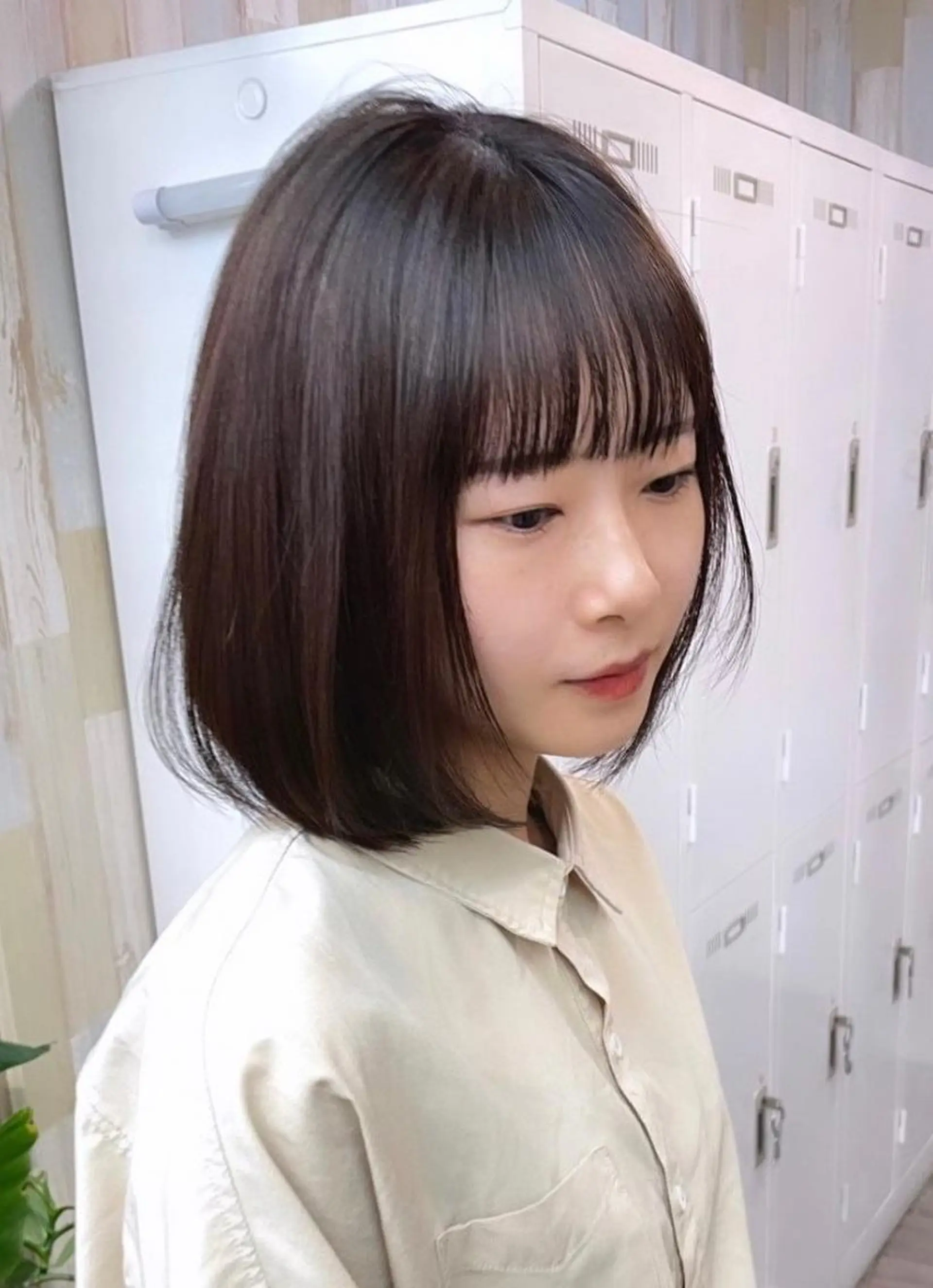 ミディアム カラー アディクシーカラー ブリーチ 透明感カラー グレージュ イルミナカラー カット ヘアカラー トリートメント N° anfeel 渋谷🪞🫧のヘアスタイル