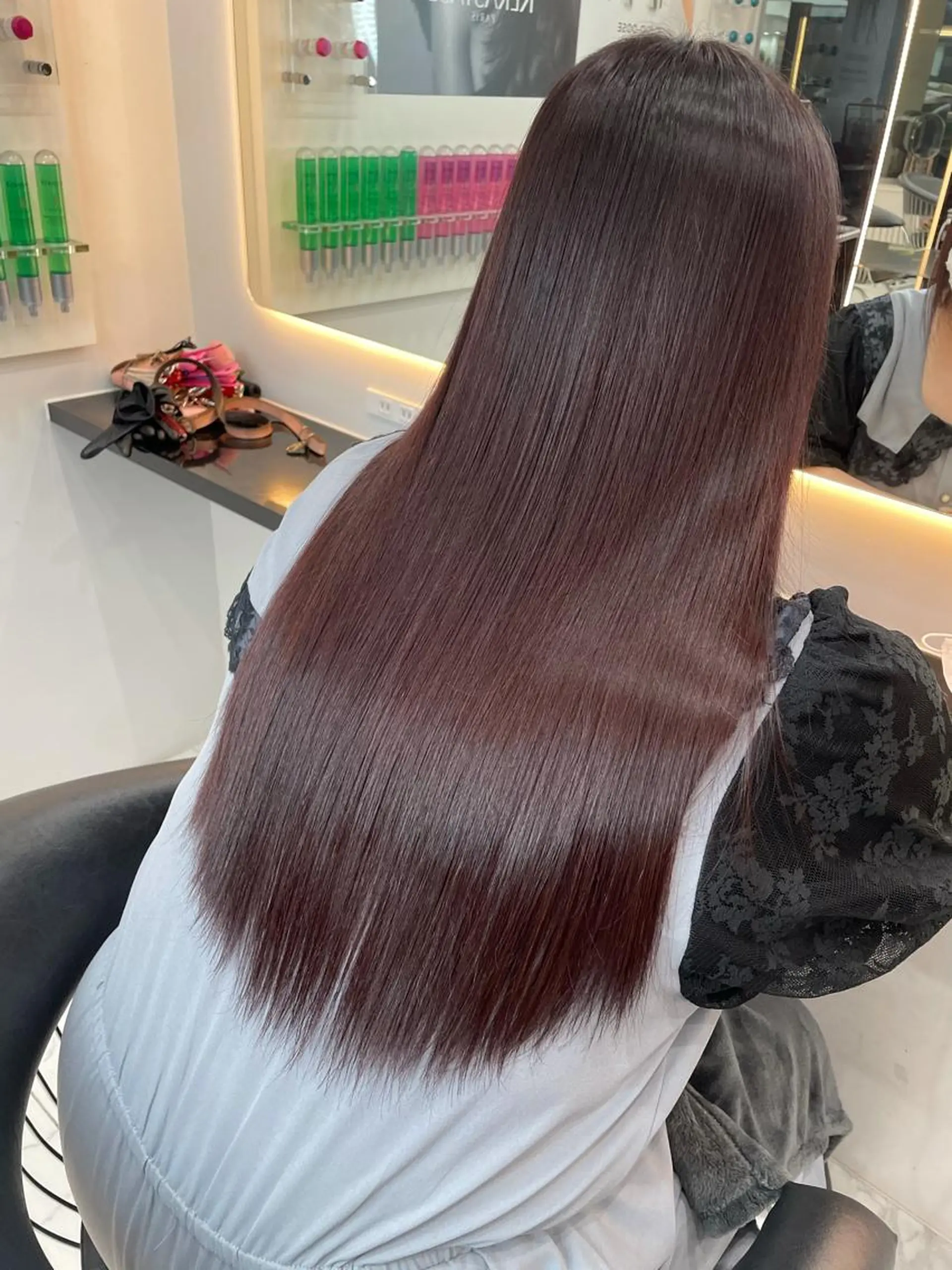 ロング ヘアカラー トリートメント ヘアセット Lapis❤️‍🔥 HAZUKIのヘアスタイル