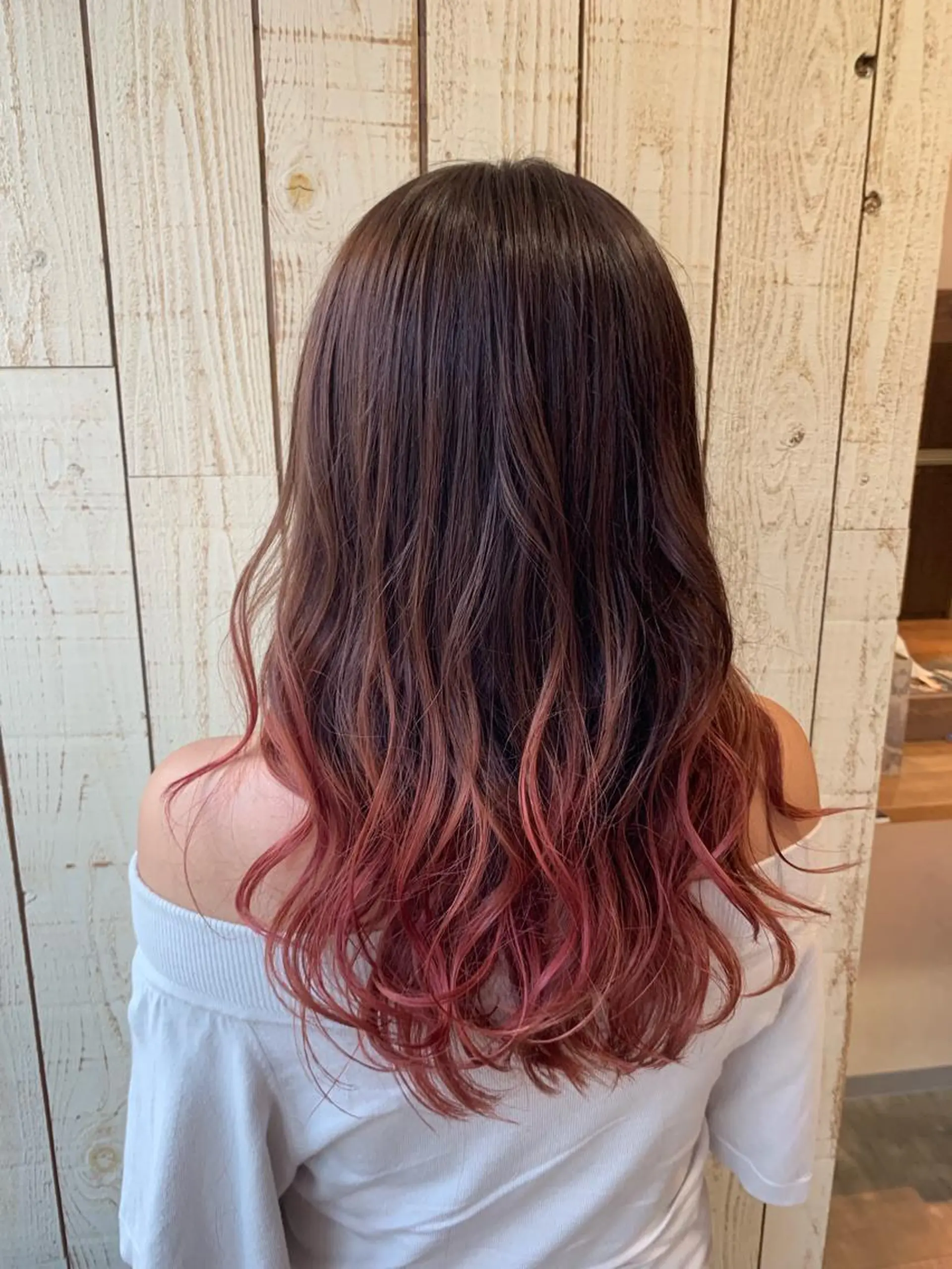 ロング ヘアカラー トリートメント 透明感/ 美髪矯正/田中恭のヘアスタイル