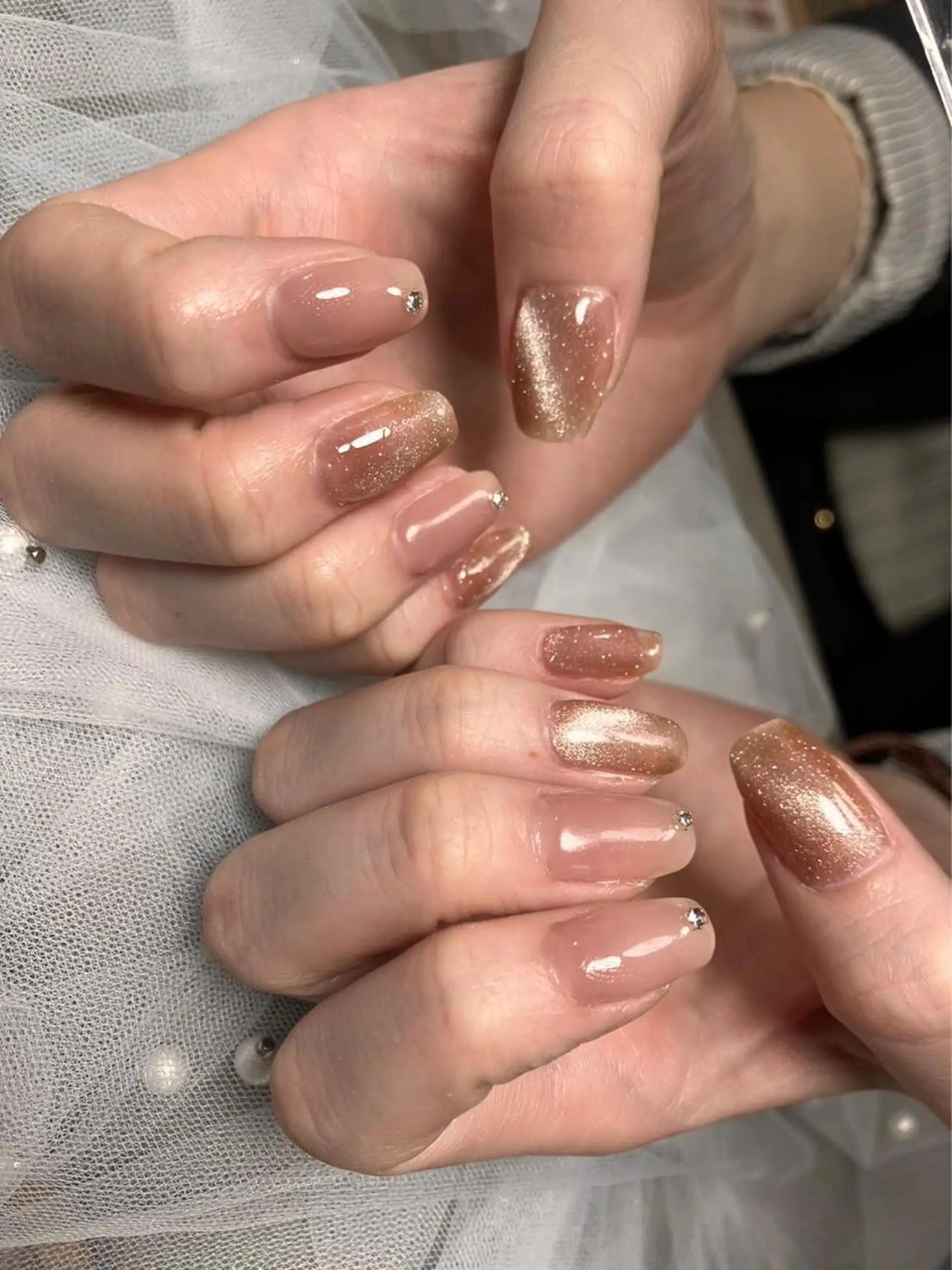 ショート カラー ネイル ハンドネイル Nail NaNaのネイルデザイン