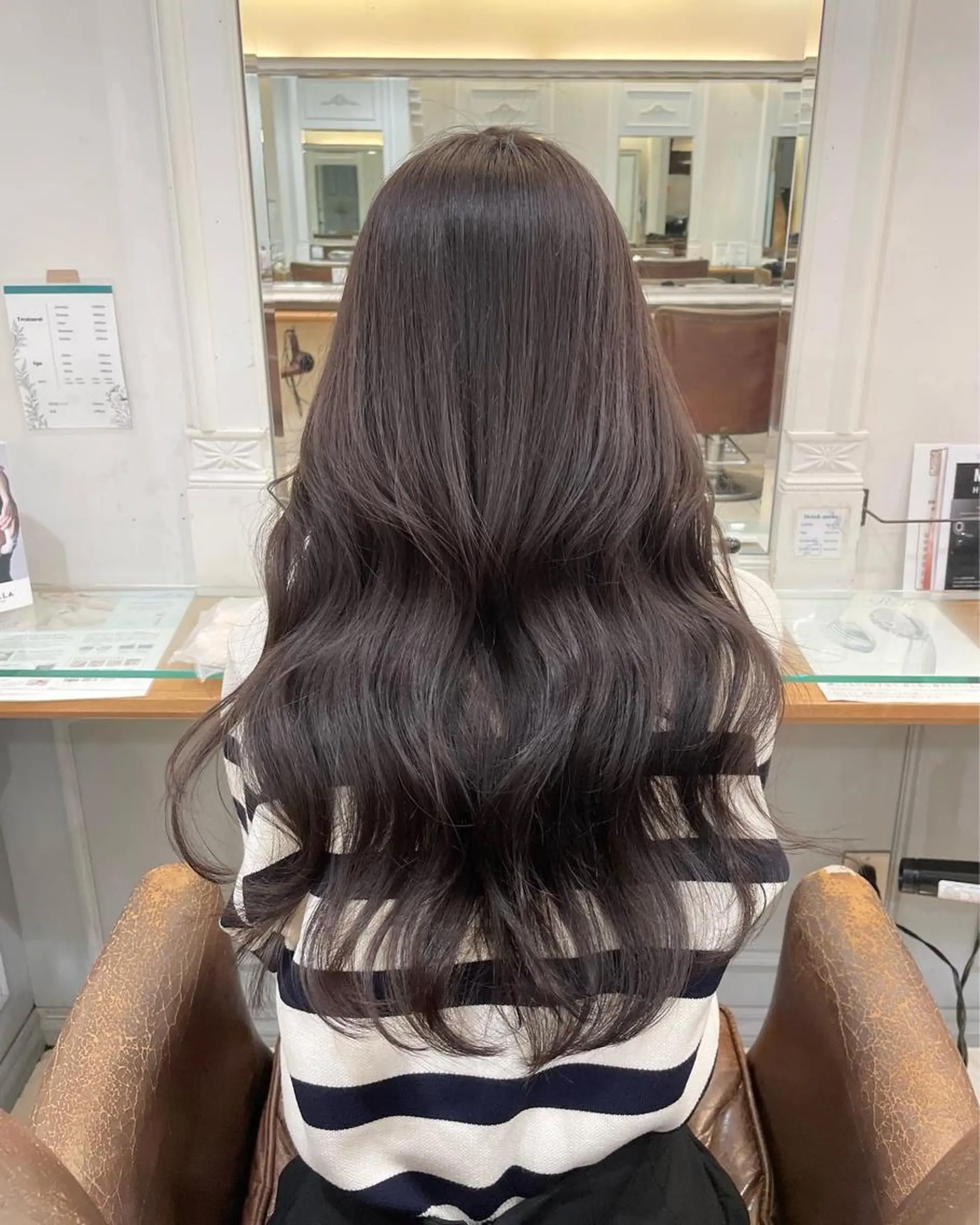 ロング カラー ベージュカラー 透明感カラー グレージュ オリーブベージュ オリーブグレージュ カット ヘアカラー トリートメント 横浜/レイヤーカット /韓国ヘア/佐藤記正のヘアスタイル