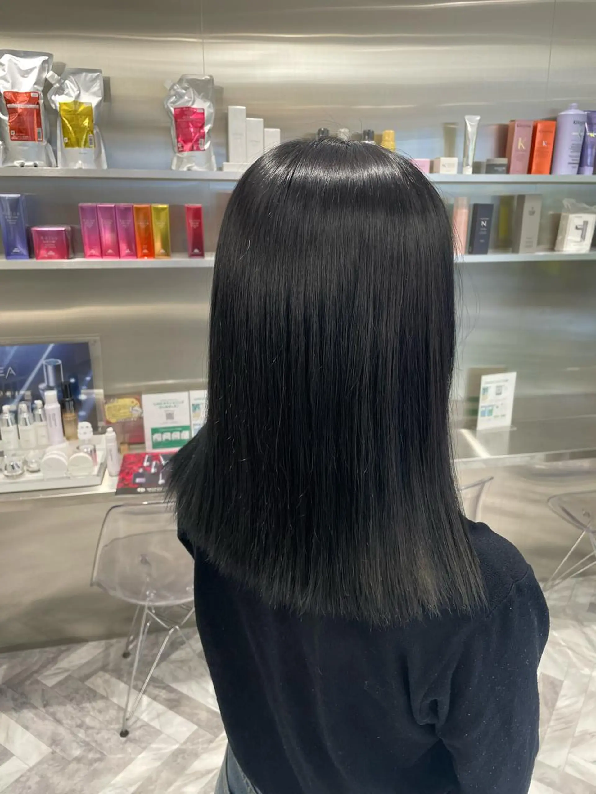 セミロング カラー ヘアカラー 🧁はるひ/ ZEST Ivy🎀のヘアスタイル