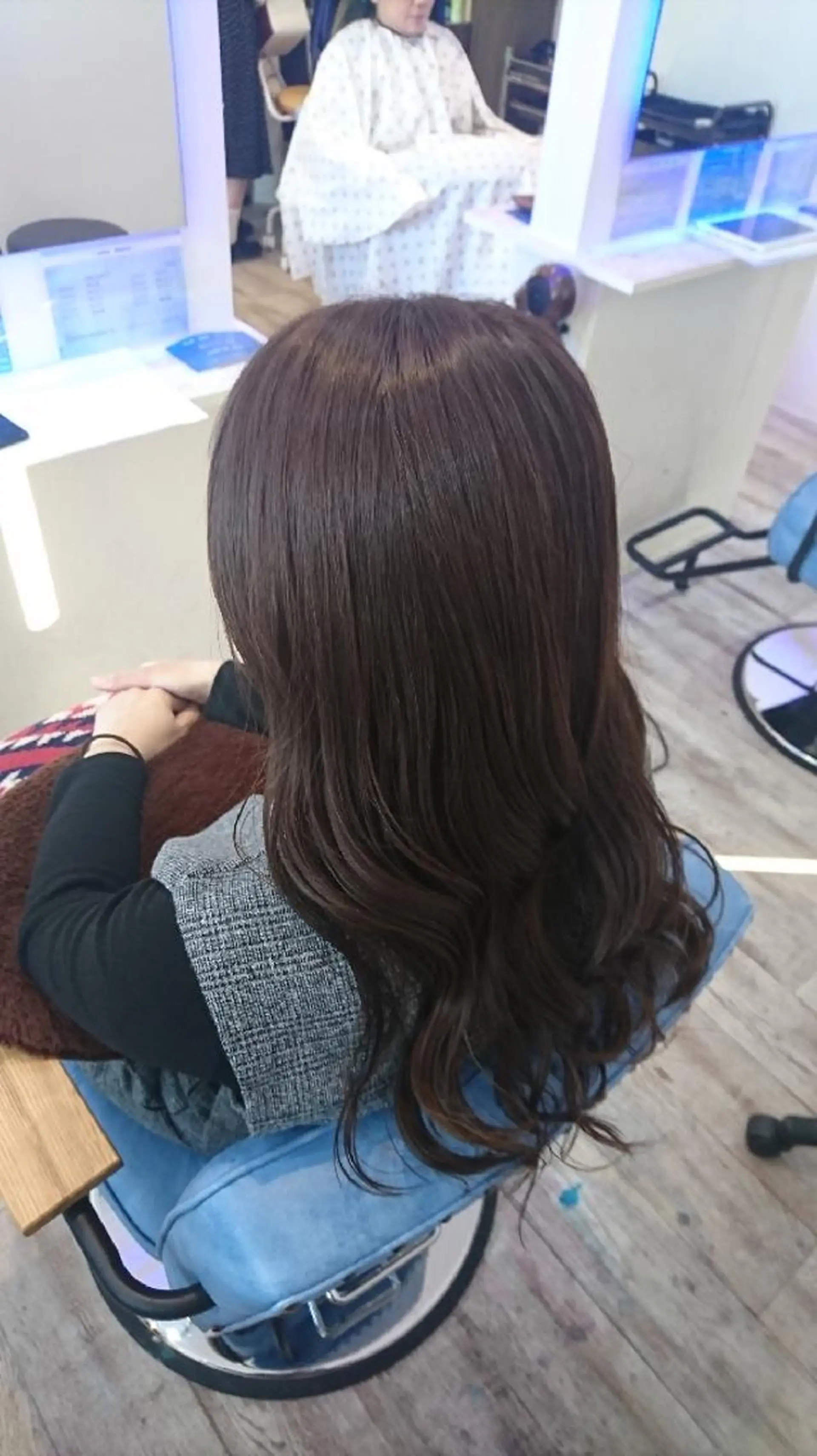 ロング カラー アッシュ バイオレットカラー バイオレットアッシュ 中嶌 健一のヘアスタイル