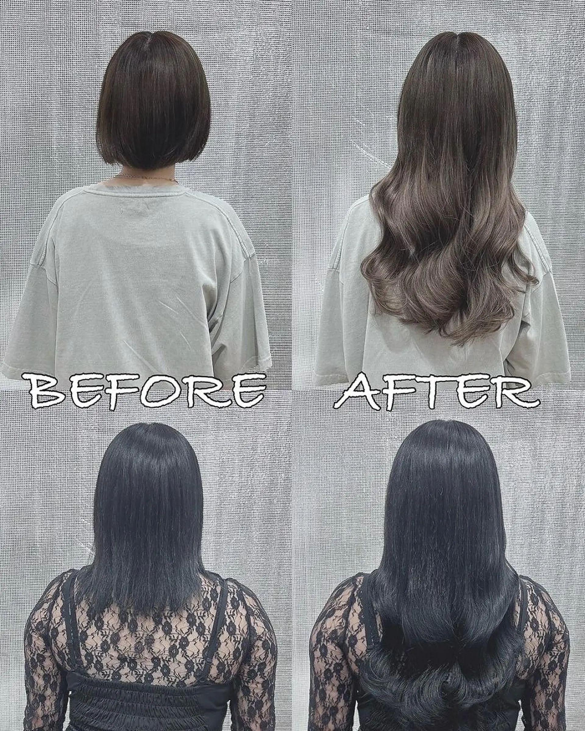 ロング ヘアアレンジ カラー シールエクステ ブリーチ ダブルカラー エクステ 韓国風ヘア LIP大阪本店/ MEIのその他イメージ