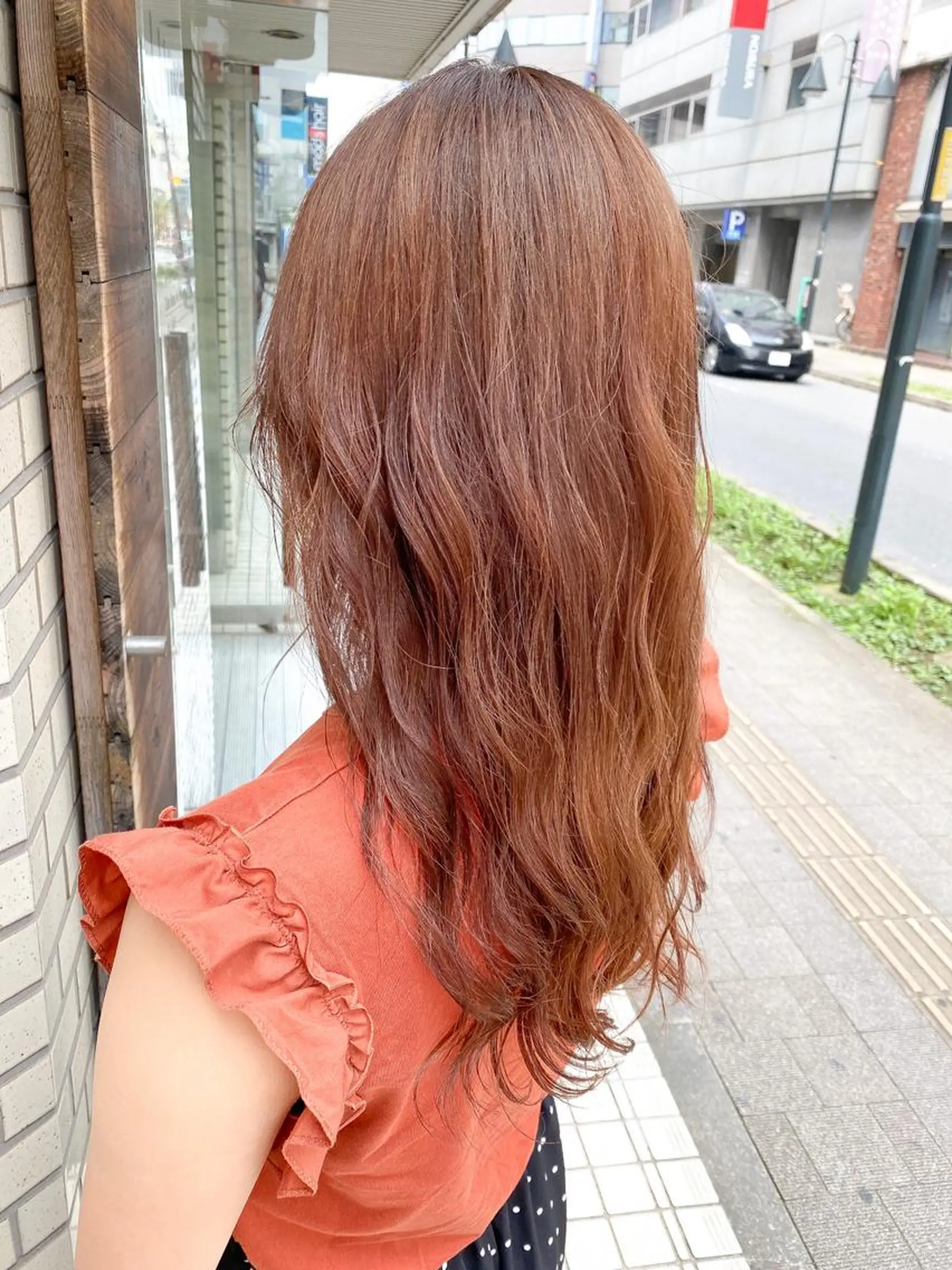 セミロング カラー カット ヘアカラー トリートメント 韓国風スタイル 🍓MIZUKI🍓のヘアスタイル