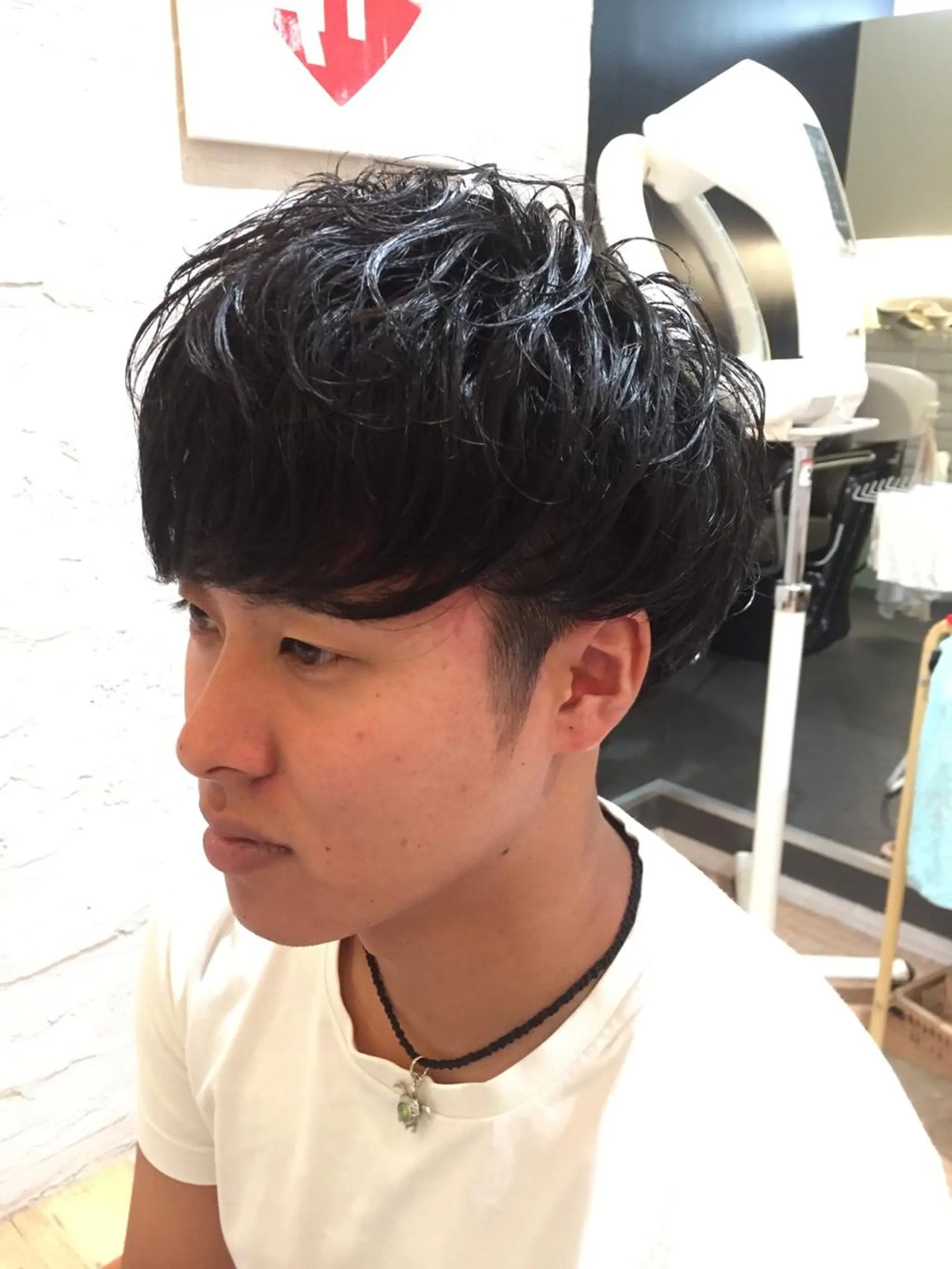 ショート パーマ メンズ メンズパーマ CLASSICO hair 京田辺店所属・浜井 尚希のヘアスタイル