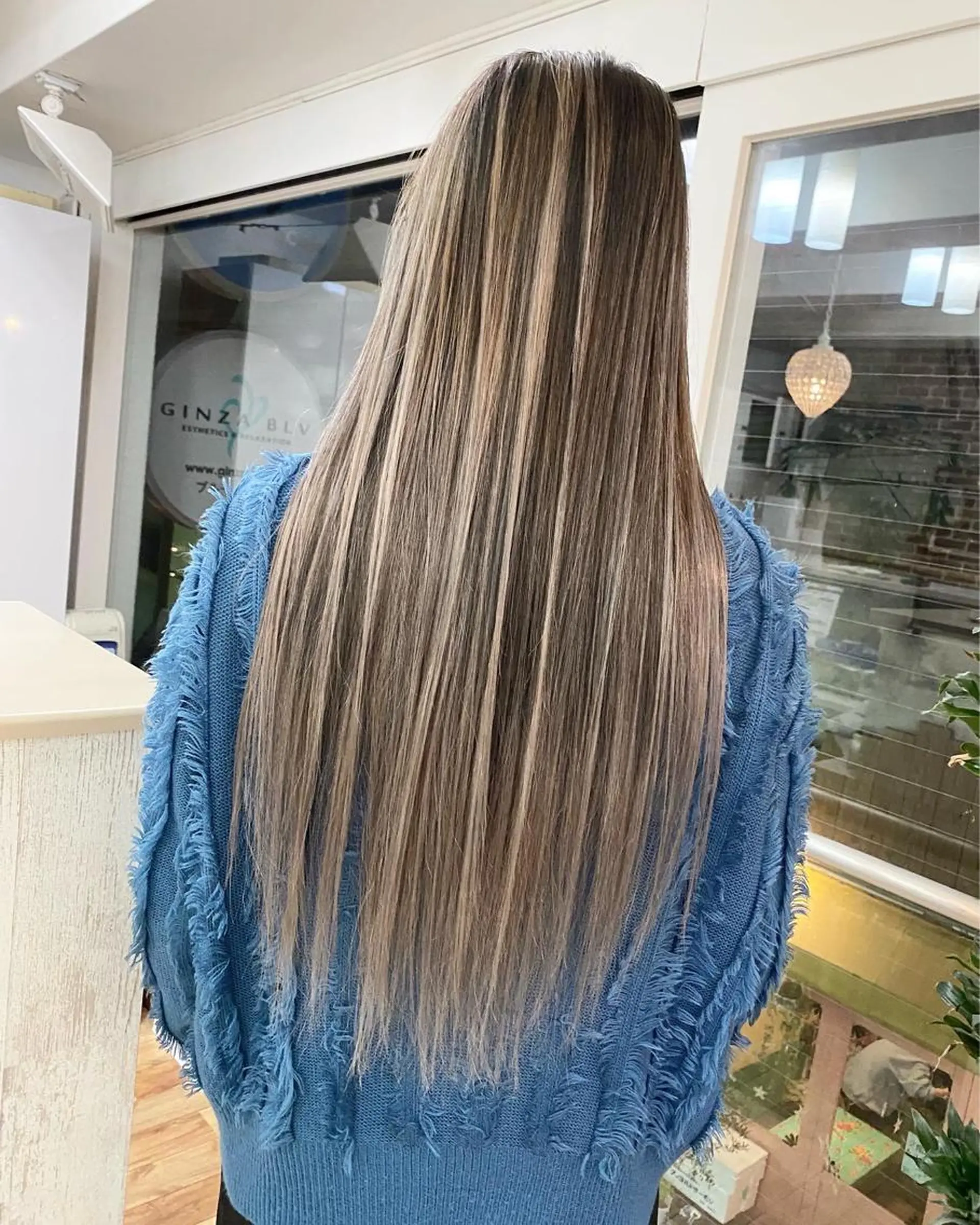 ロング カラー ヘアアレンジ 久米 治仁のヘアスタイル