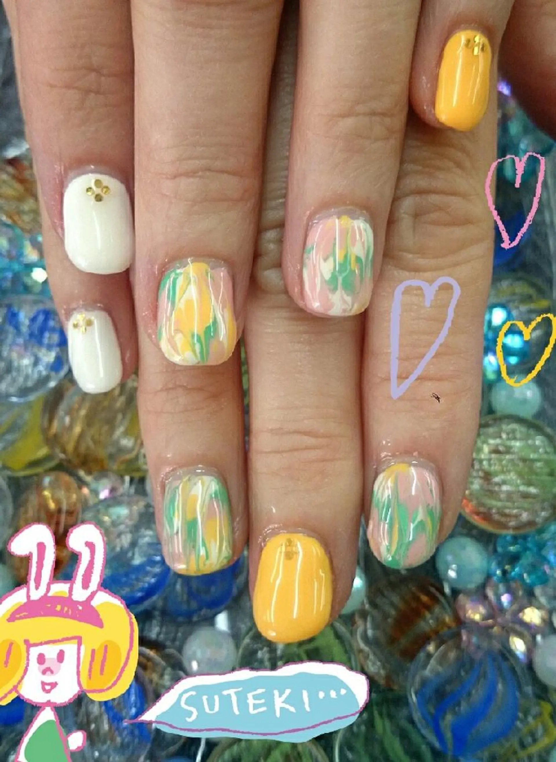 ネイル Hair salon Irie所属・與儀 知佳のネイルデザイン