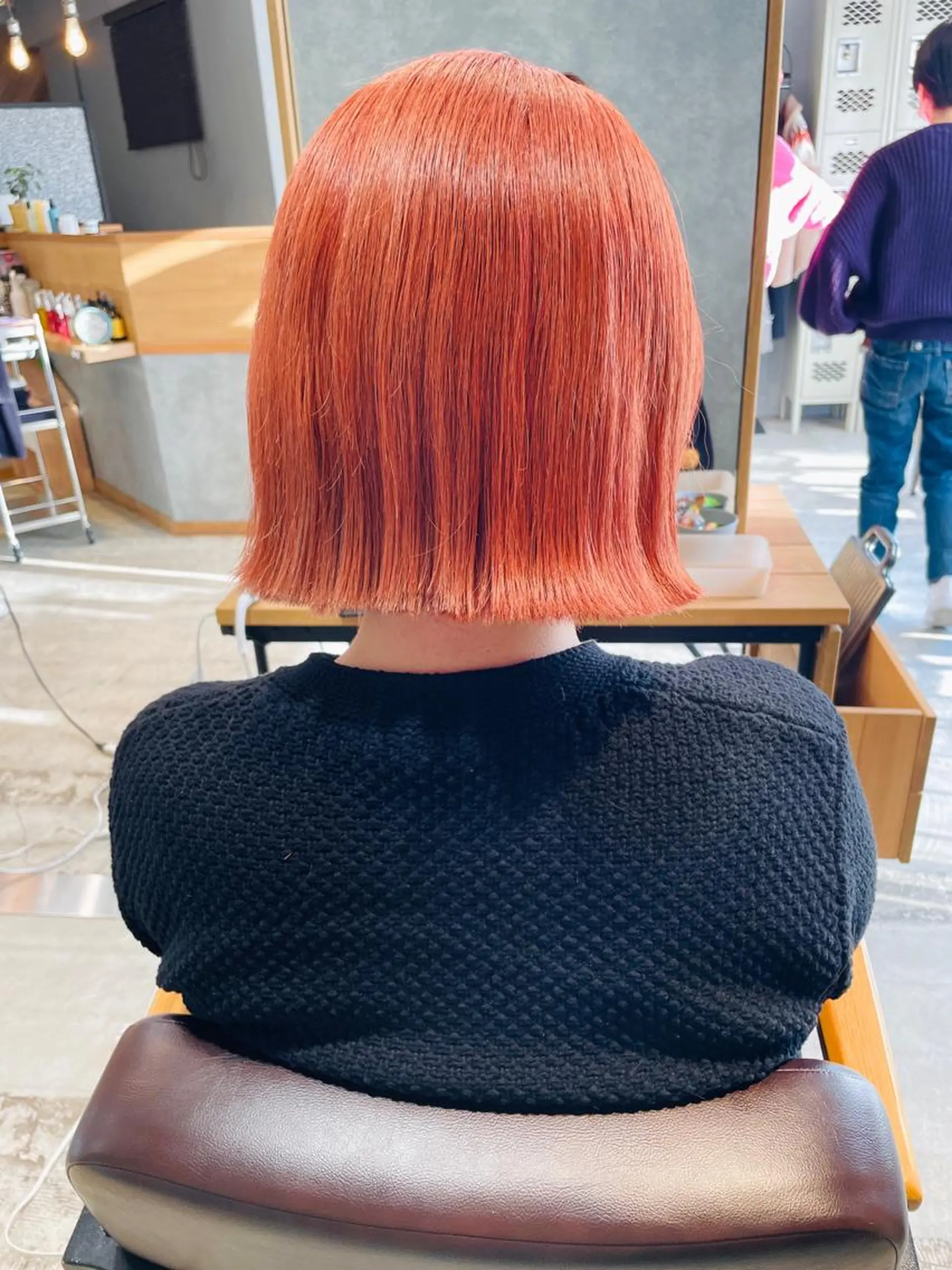 ミディアム カラー ZOA classic hair所属・東 みのりのヘアスタイル