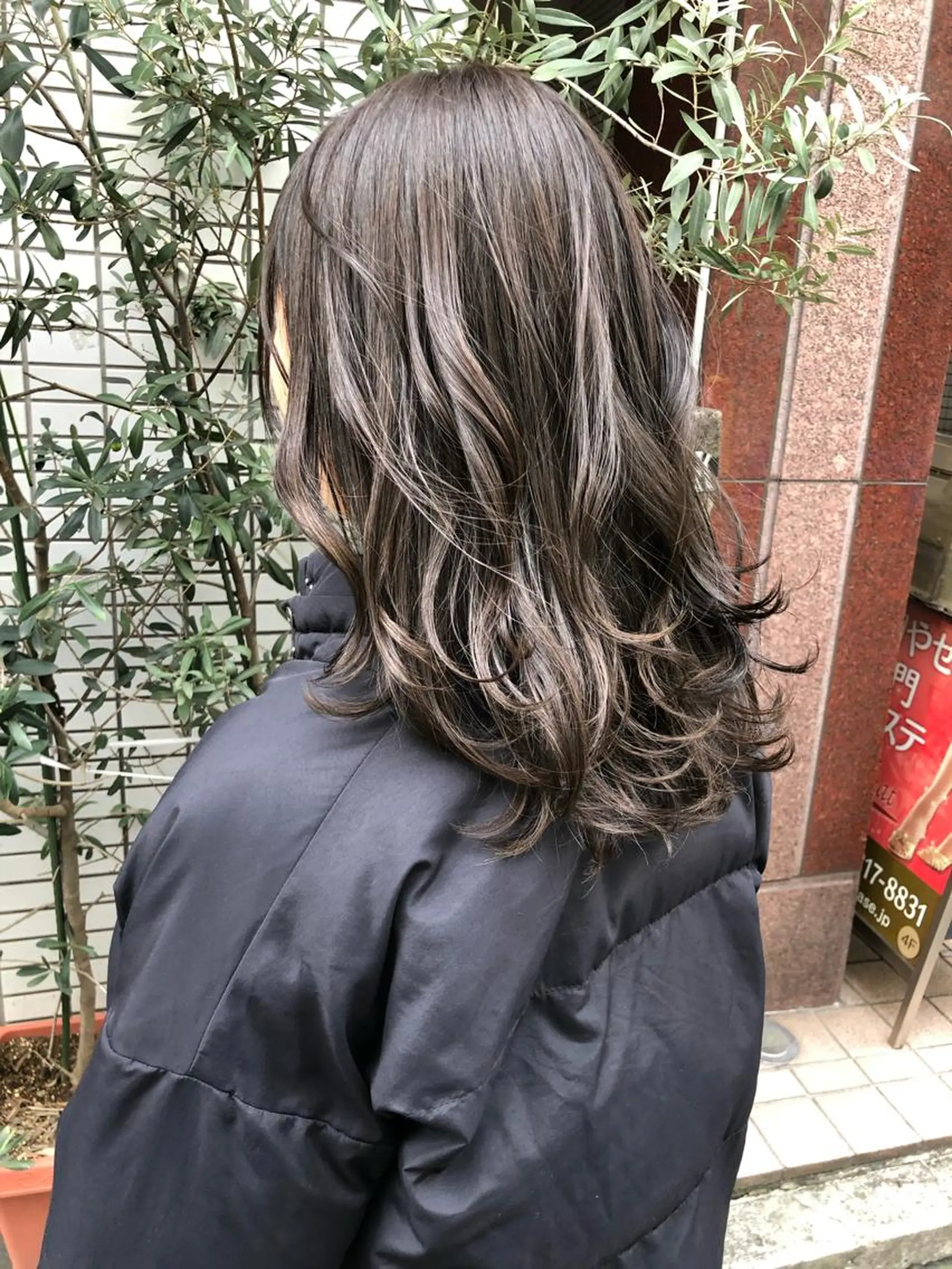 セミロング カラー ヘアカラー トリートメント 🌷ボブ/髪質改善 ストレートのヘアスタイル