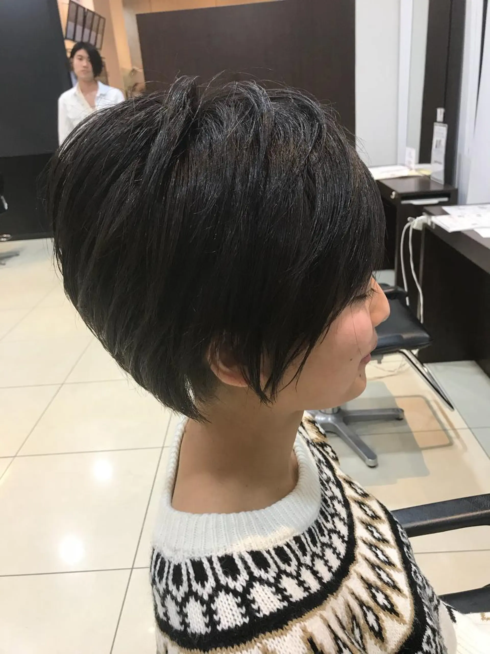 ショート カラー アディクシーカラー ブラウンカラー 大久保 隆蔵のヘアスタイル