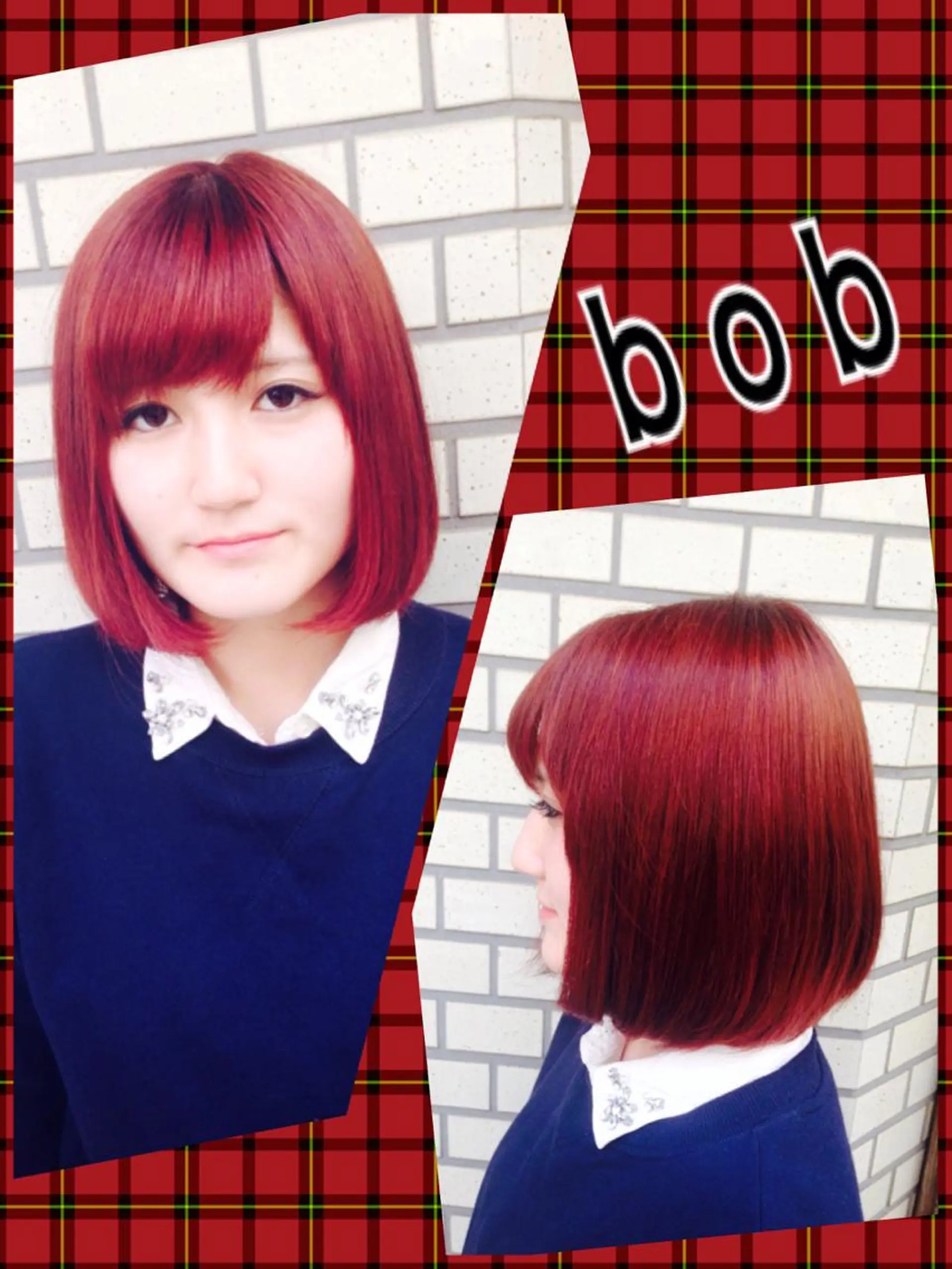 ショート 前下がりボブ ボブ 韓国ヘア得意❤︎森澤 悠佳のヘアスタイル