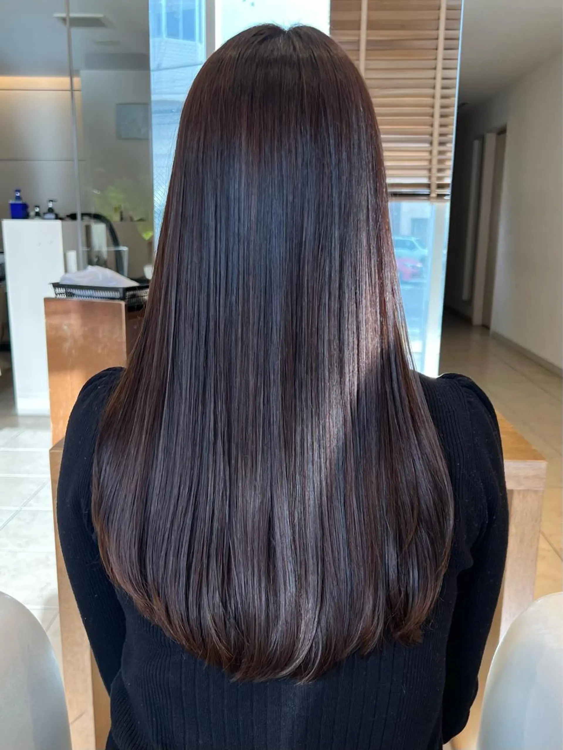 ロング カラー 清水 萌未のヘアスタイル