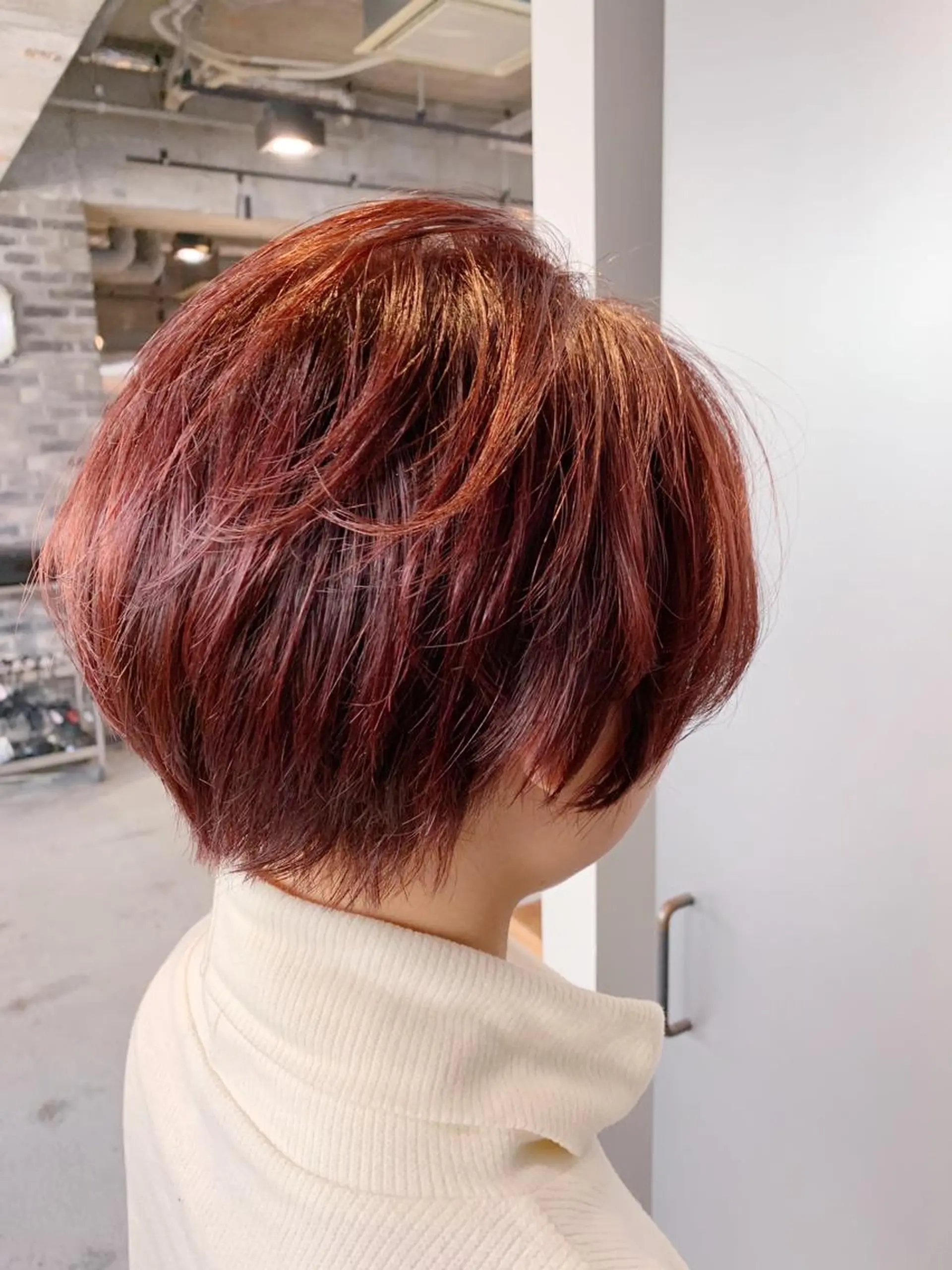 ショート カラー パーマ 代表 中島貴志のヘアスタイル