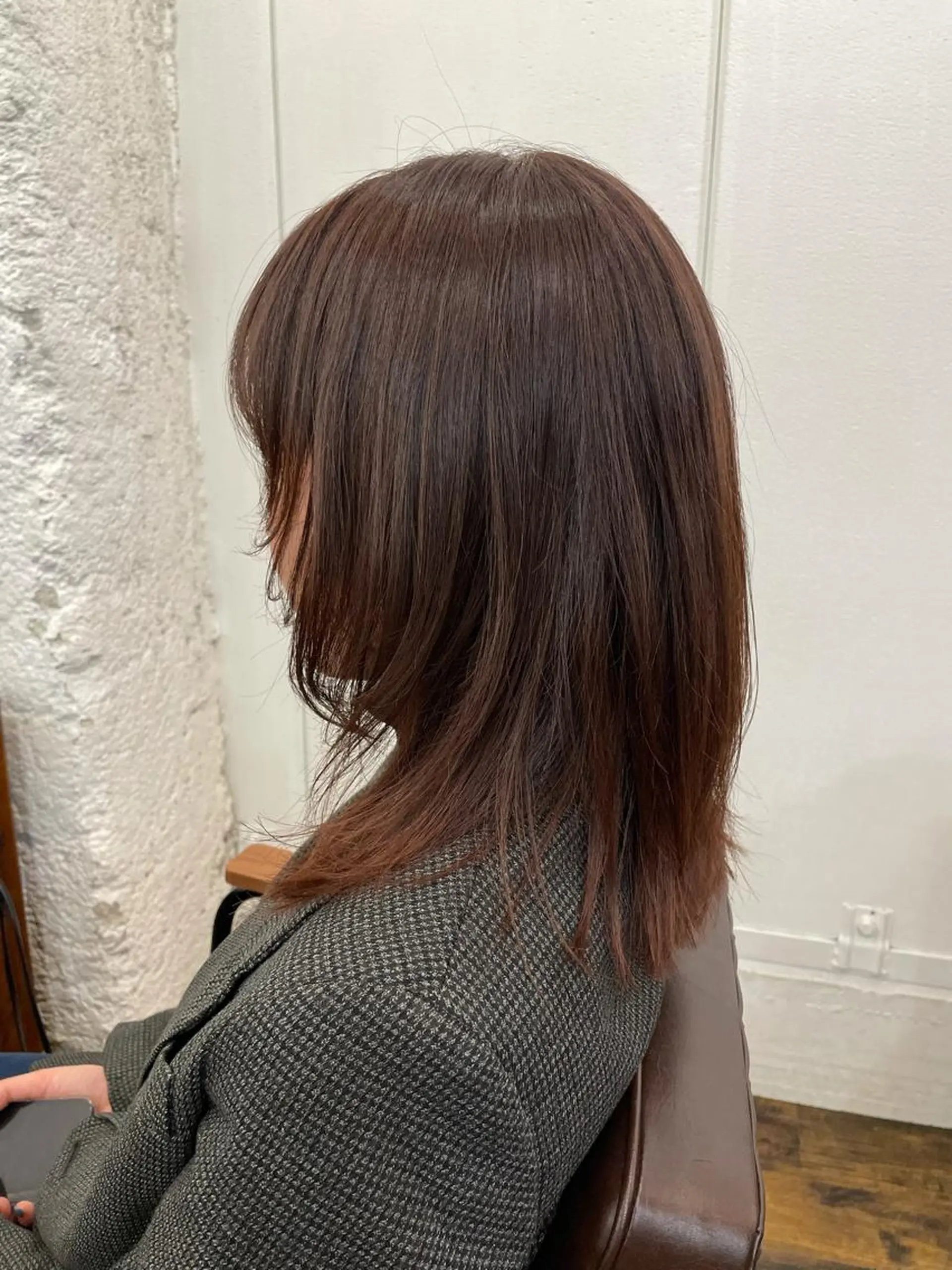 セミロング カラー ウルフカット カット ヘアカラー トリートメント ツヤ美髪💐 髪質改善/高山愛来のヘアスタイル