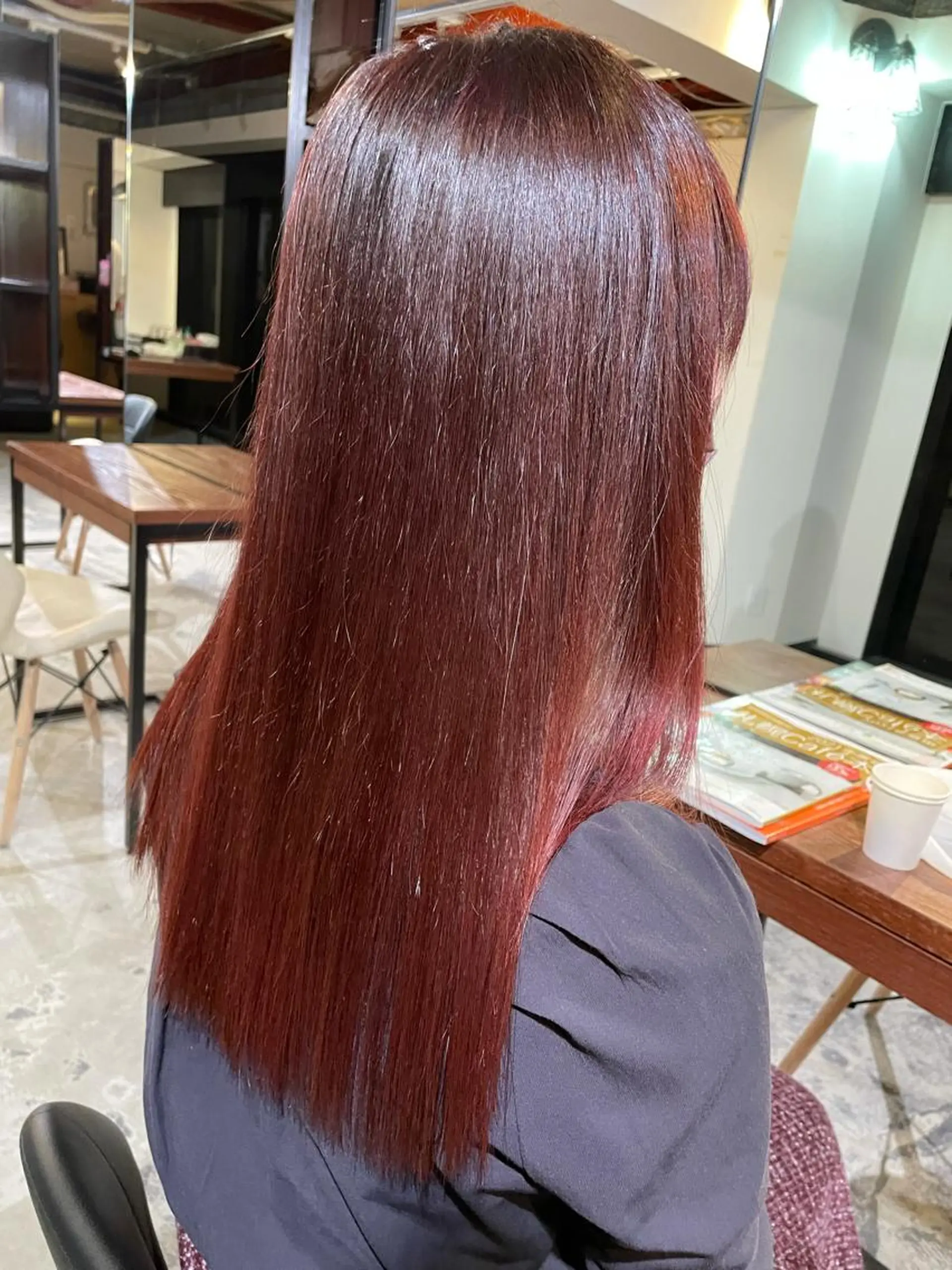 セミロング カラー ヘアアレンジ キッズ ネイル マツエク・マツパ ヘアカラー トリートメント 透明感カラー/推しカ ラー☁️JURAのヘアスタイル