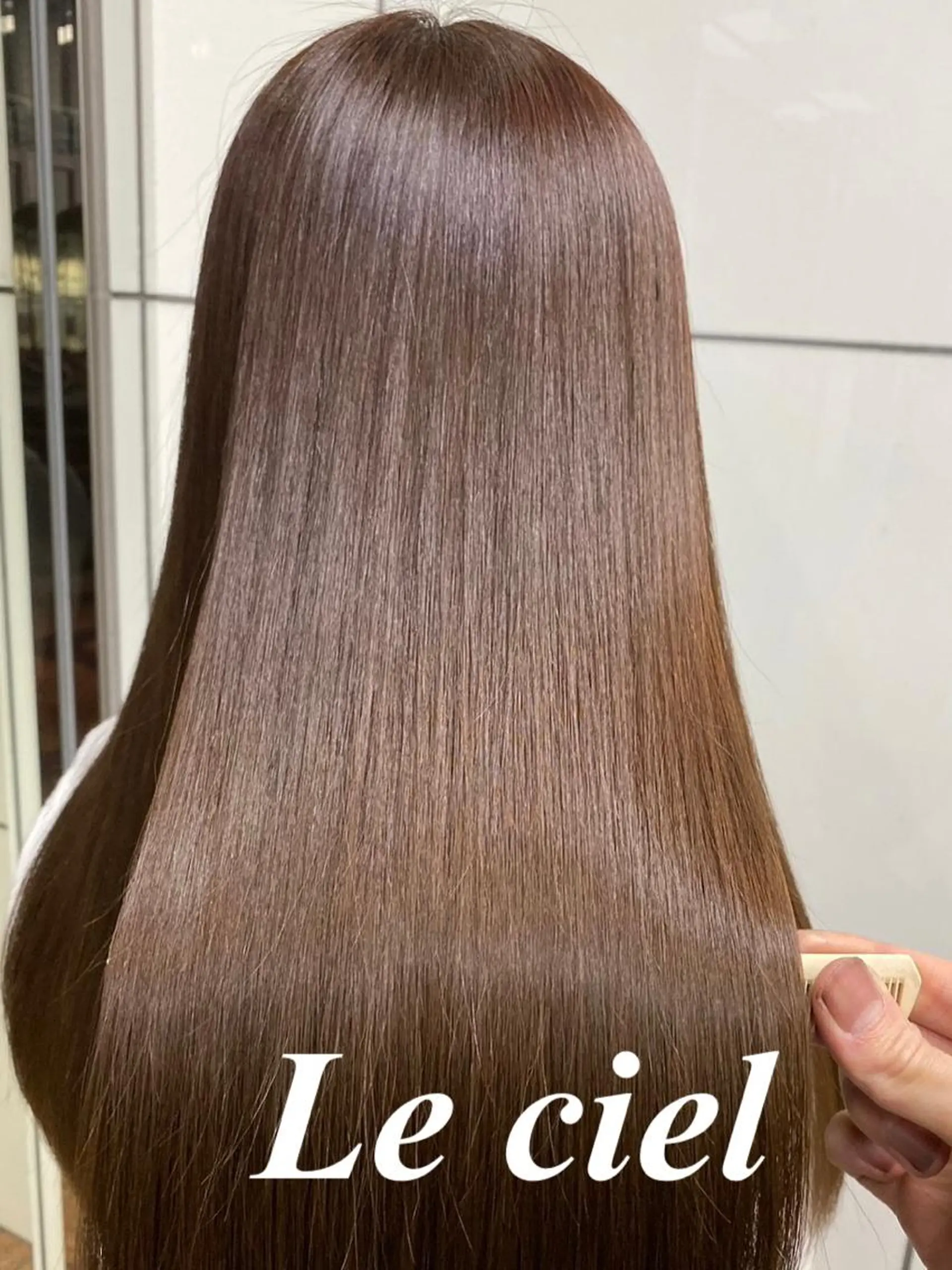 ロング パーマ 髪質改善 韓国風ヘア 縮毛矯正 トリートメント 酸性ストレート カット ヘアカラー 縮毛矯正 トリートメント 韓国風レイヤーカット 💎髪質改善"yuiのヘアスタイル