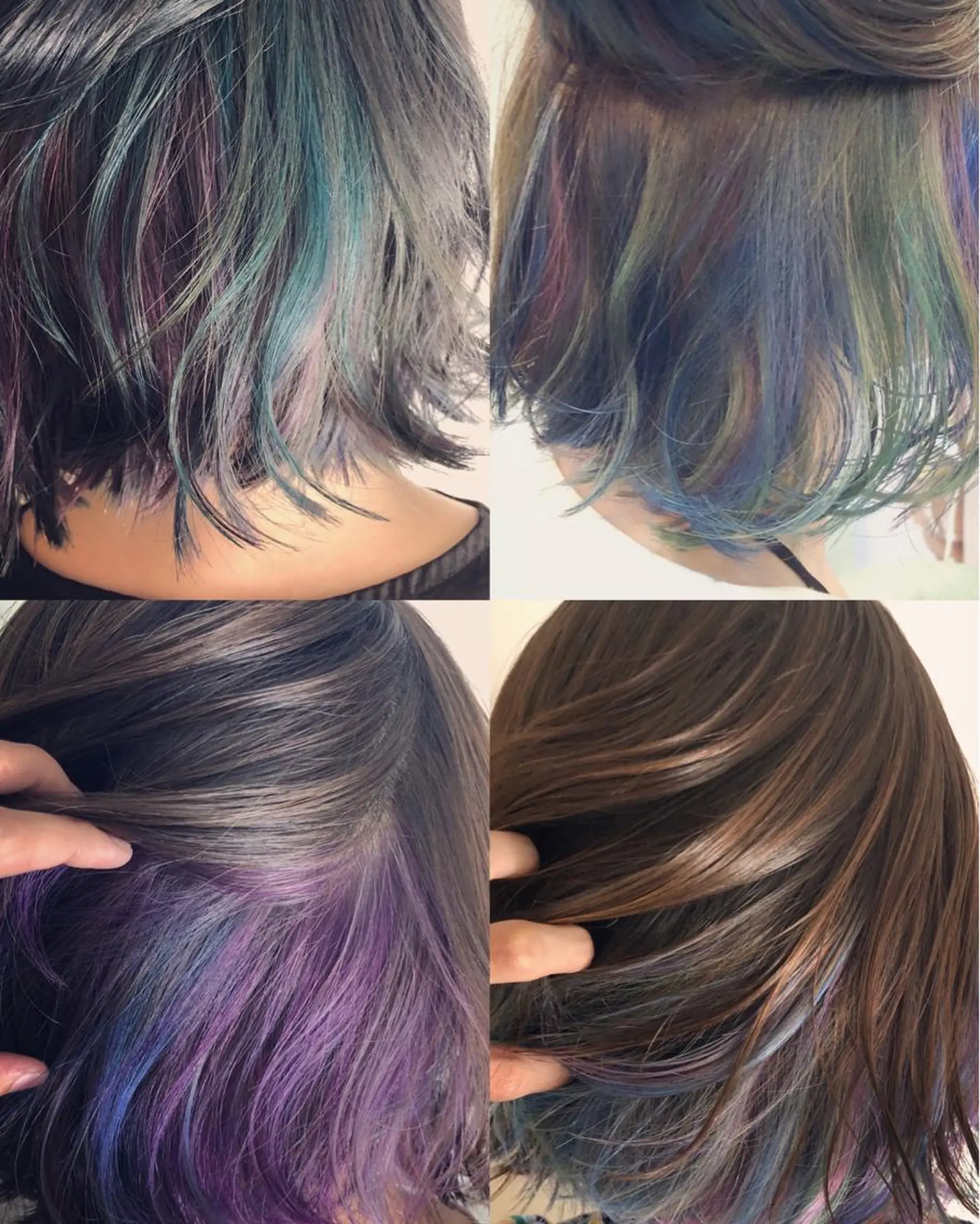 ミディアム カラー ユニコーンカラー カット ヘアカラー トリートメント 原宿サロン代表 デザインカラー伊藤卓のヘアスタイル