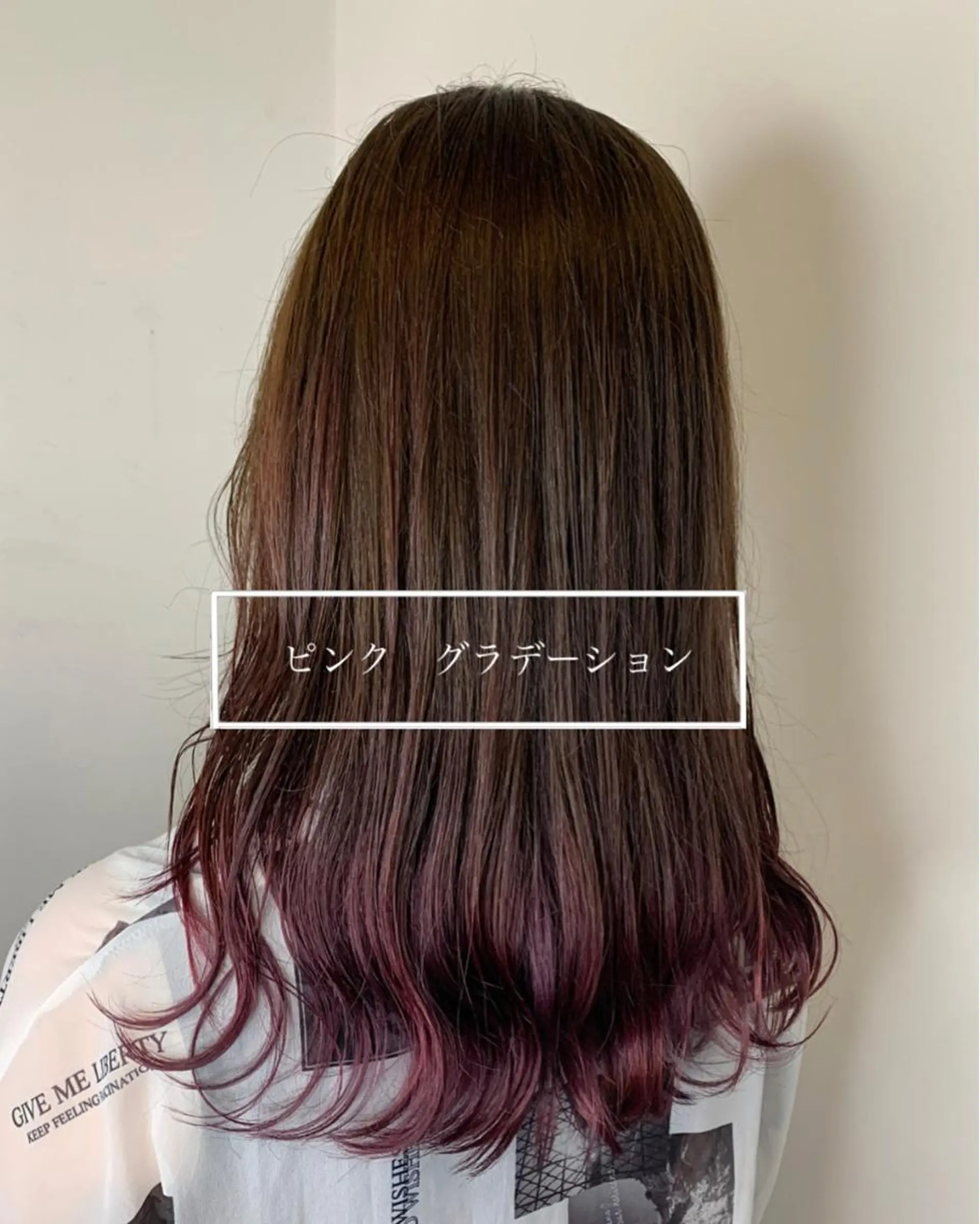 ロング メンズバレイヤージュ 斉藤春のヘアスタイル